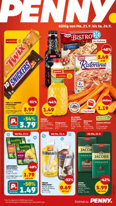 Vorschau von dem Prospekt des Geschäftes Penny, gültig ab dem 21.09.2026