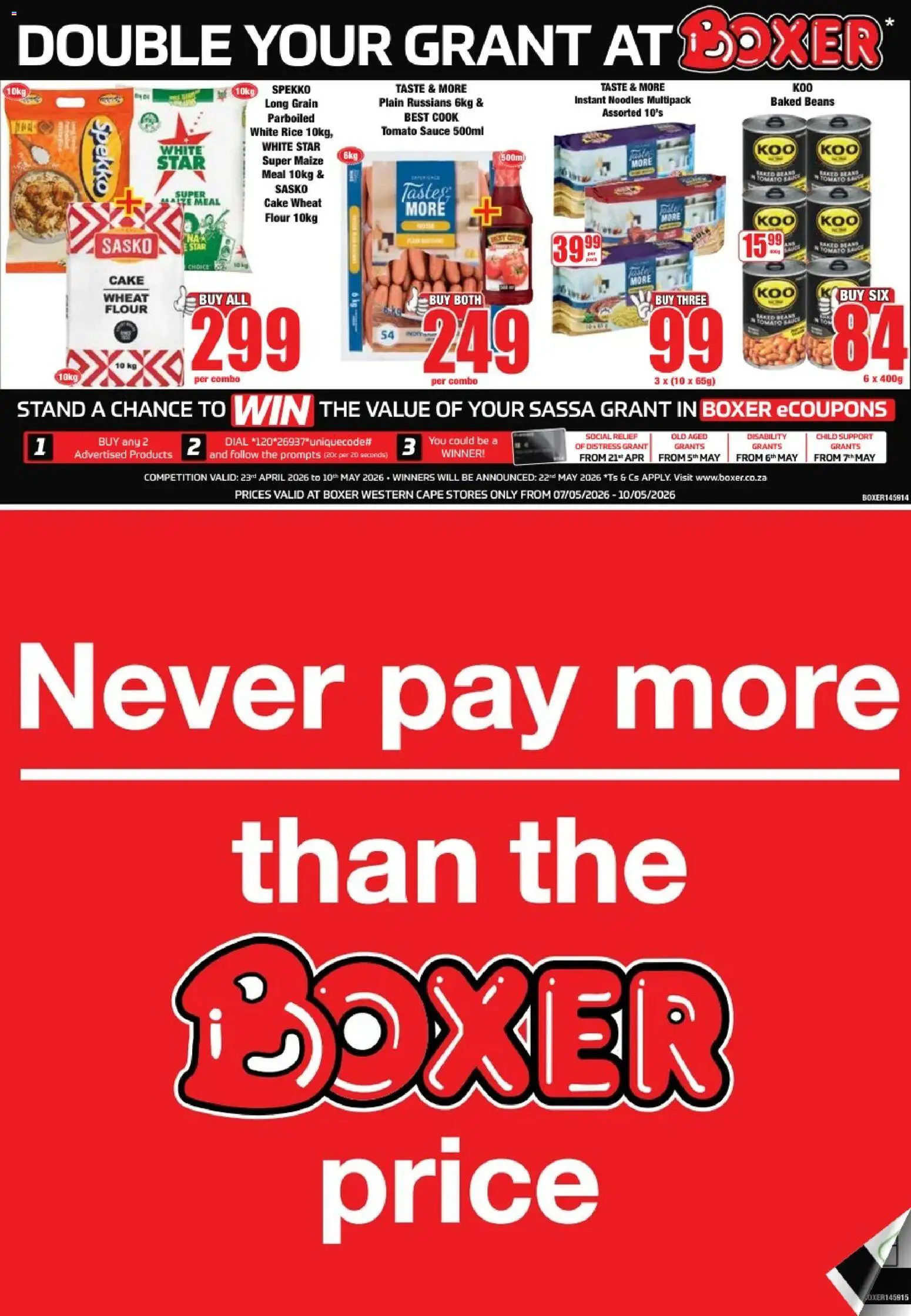 Preview of Boxer flyer valid from 07/05/2026