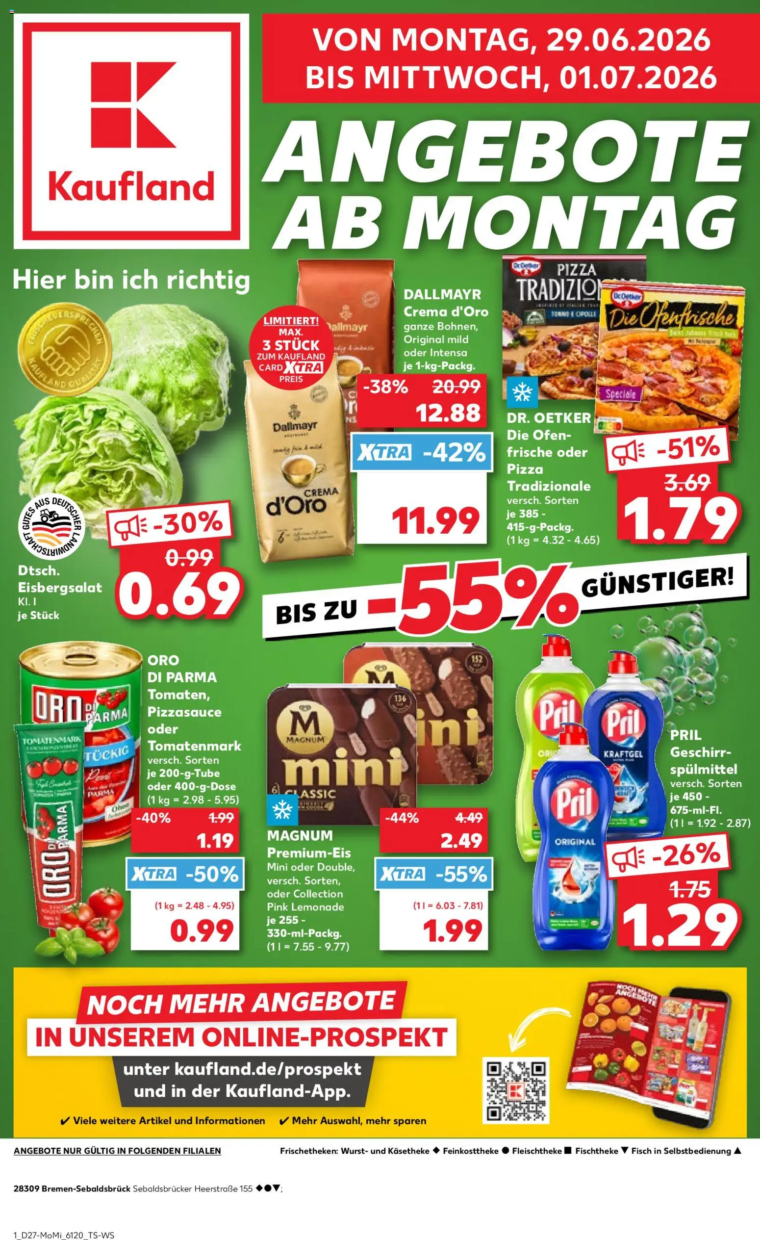 Vorschau von dem Prospekt des Geschäftes Kaufland, gültig ab dem 29.06.2026