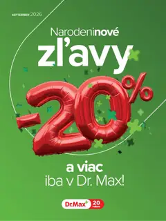 Náhľad Dr. Max letáku platného od 01.09.2026