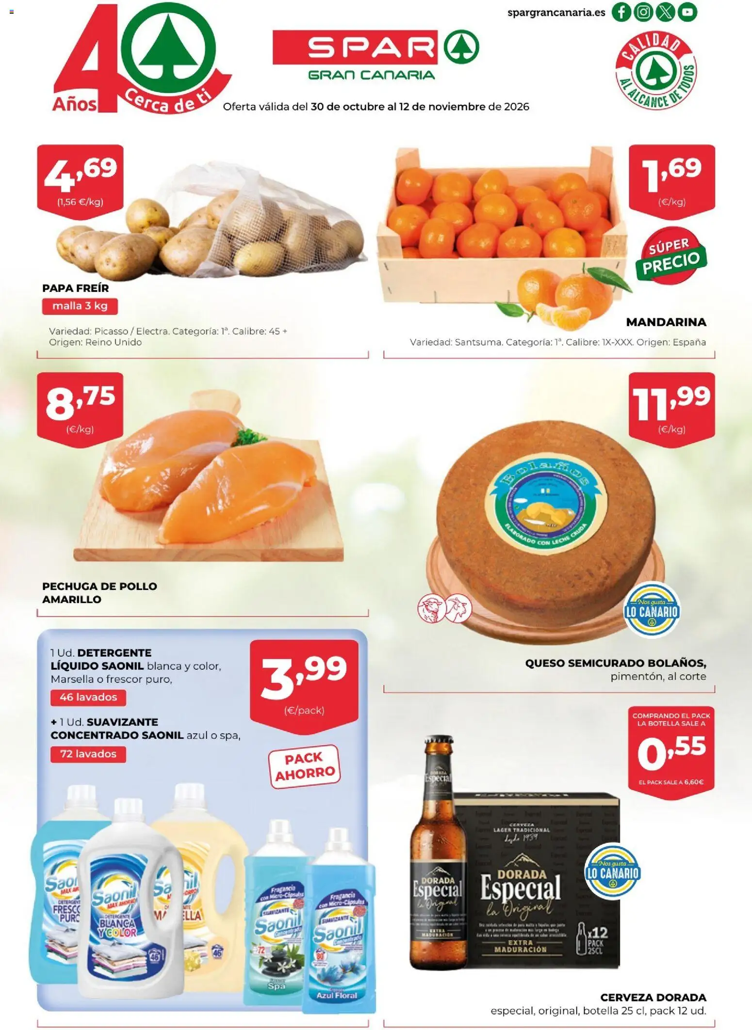 Vista previa del folleto de la tienda Spar válido desde el 30/10/2026 