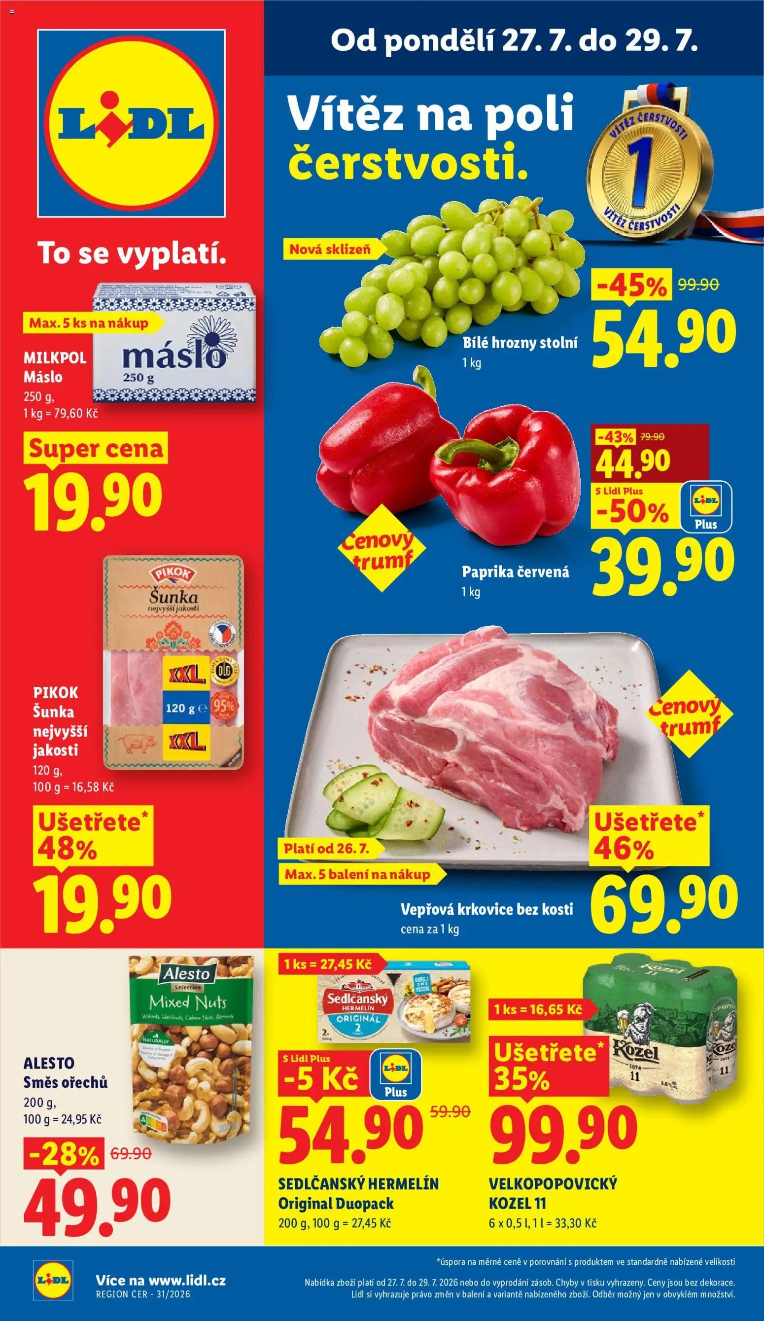 Náhled nabídky: Lidl Lidl leták platný od 27.07.2026