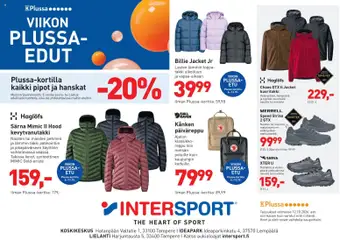 Kaupan Intersport Intersport tarjoukset Tampere esikatselu, voimassa 10/10/2026