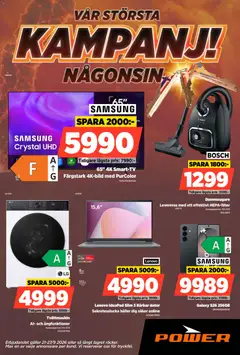 Förhandsgranska reklamblad Power erbjudanden från butik Power gäller från 21/09/2026
