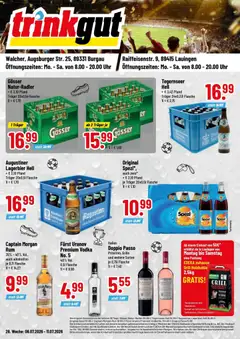 Vorschau von dem Prospekt des Geschäftes Trinkgut, gültig ab dem 05.07.2026