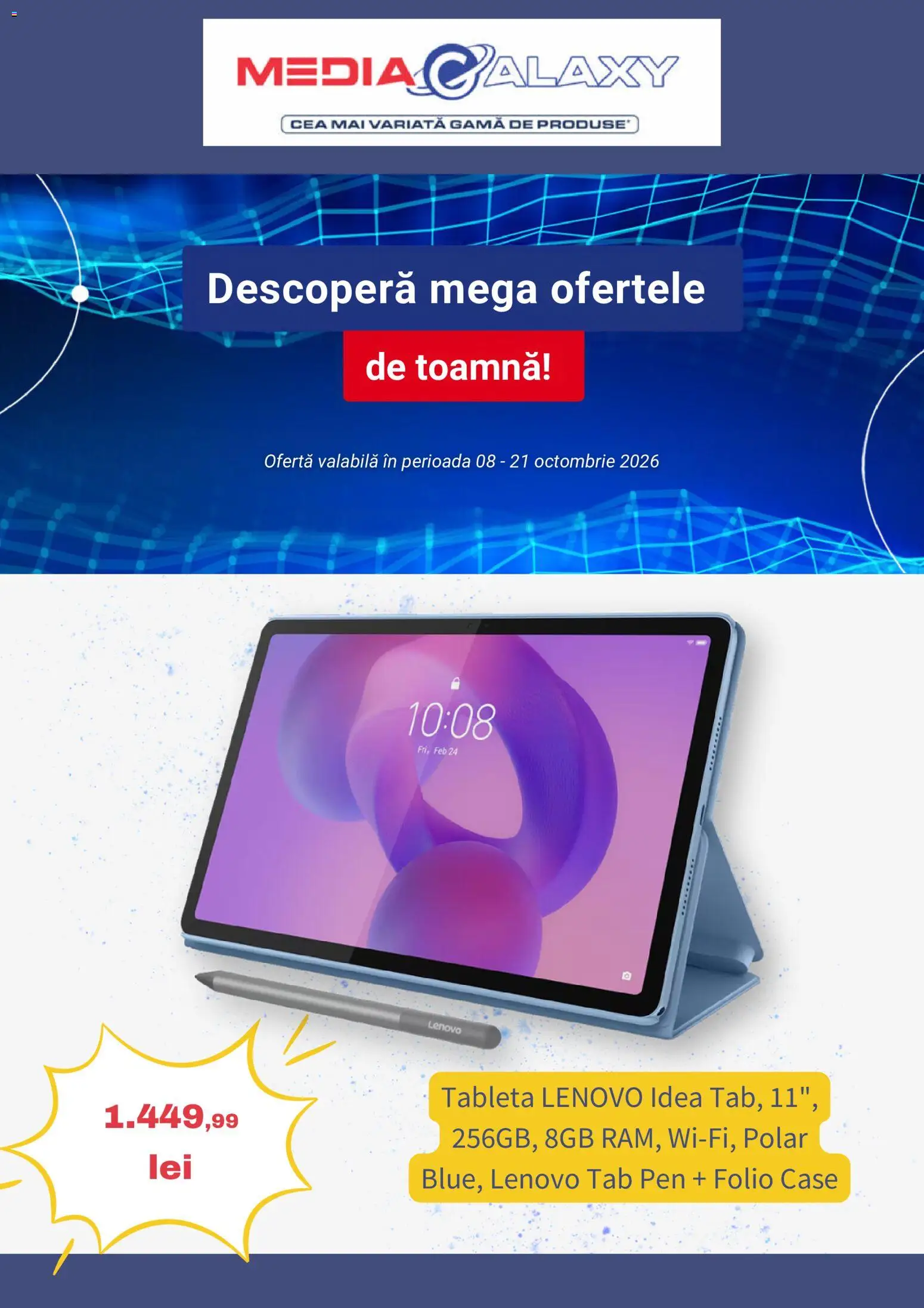 Previzualizarea de cataloage: Media Galaxy Media Galaxy Catalog valabil de la 08.10.2026 - Tabletă