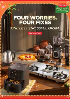 Preview of leaflet Prestige Catalogue from store Prestige is valid from 12/08/2026