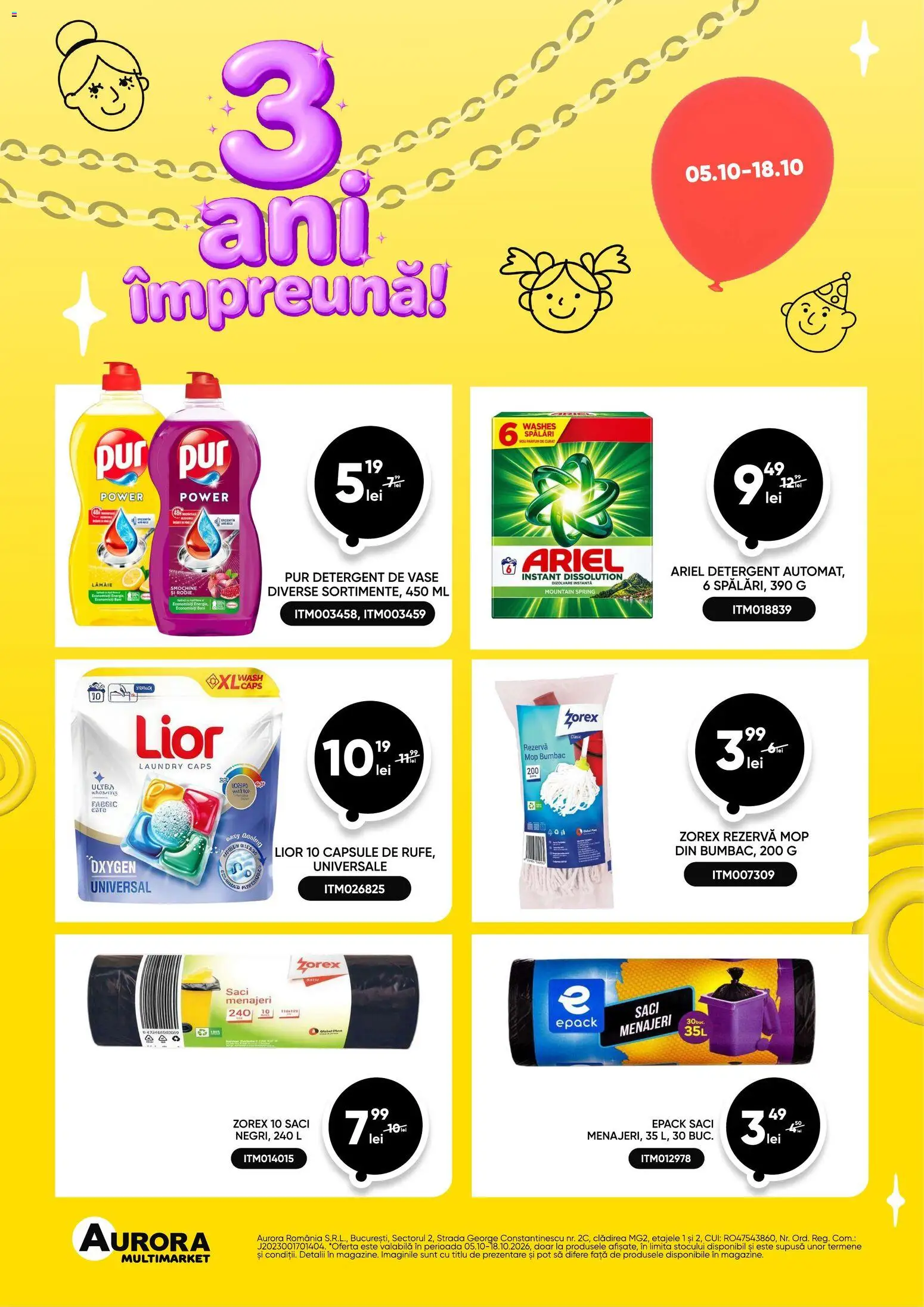 Previzualizarea de cataloage: Aurora Multimarket Aurora Multimarket Catalog valabil de la 05.10.2026