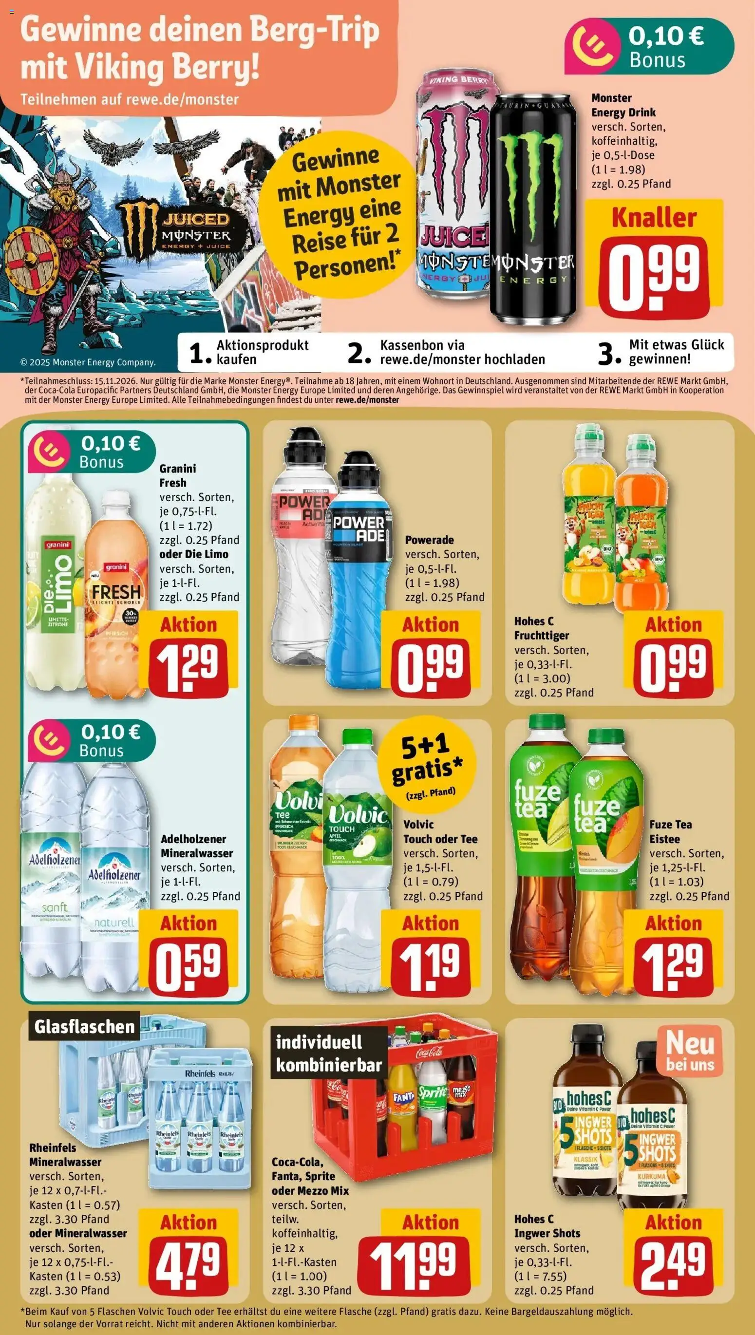 Vorschau von dem Prospekt des Geschäftes Rewe, gültig ab dem 26.10.2026