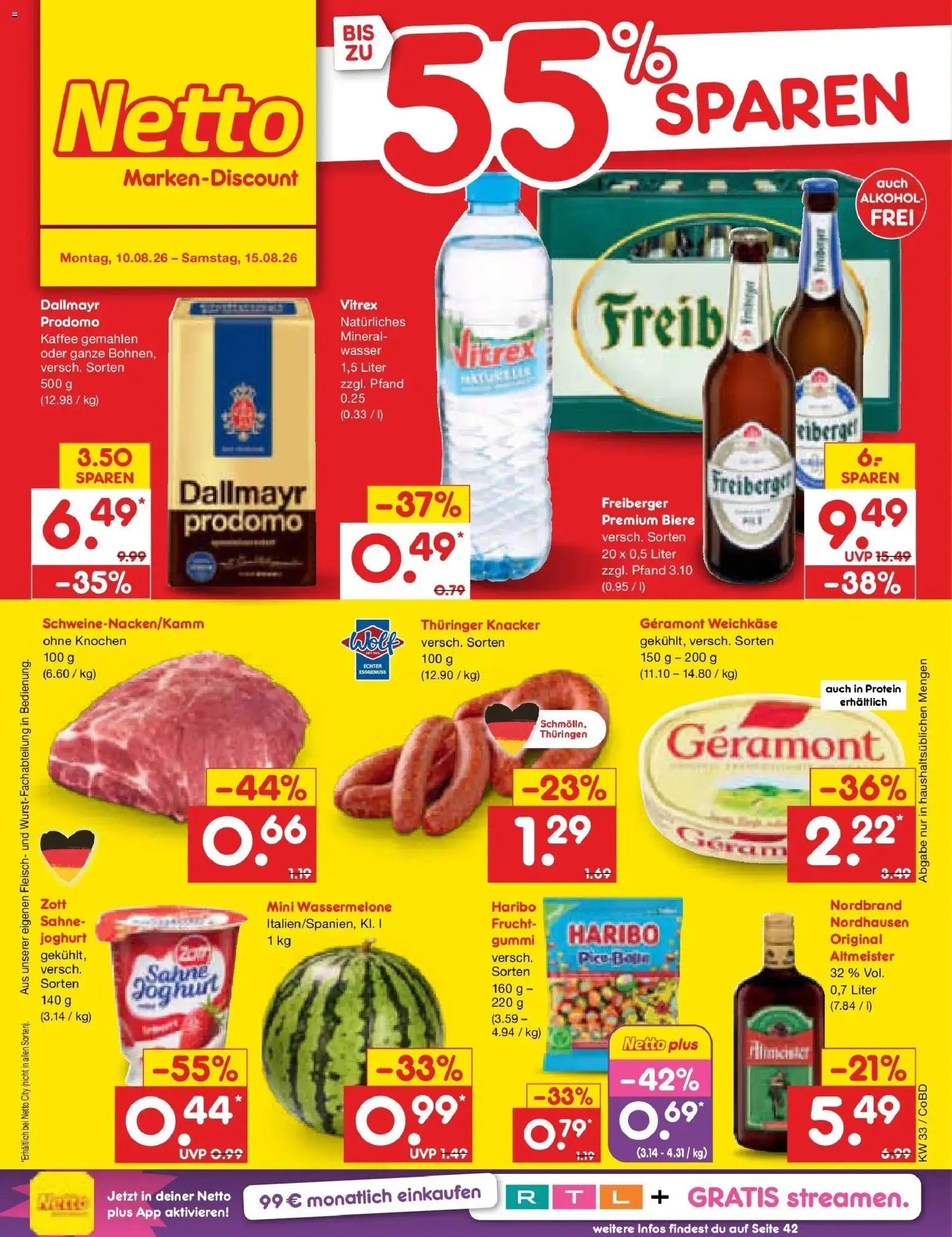 Vorschau von dem Prospekt des Geschäftes Netto Marken-Discount, gültig ab dem 10.08.2026