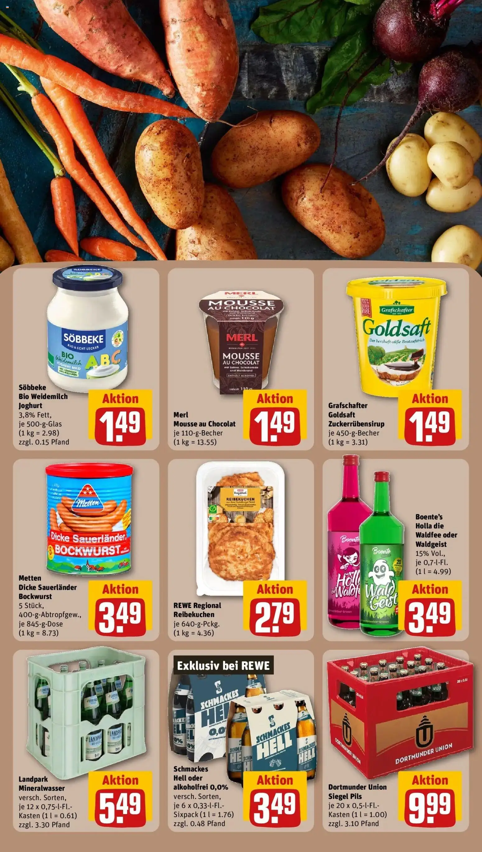 Vorschau von dem Prospekt des Geschäftes Rewe, gültig ab dem 26.10.2026