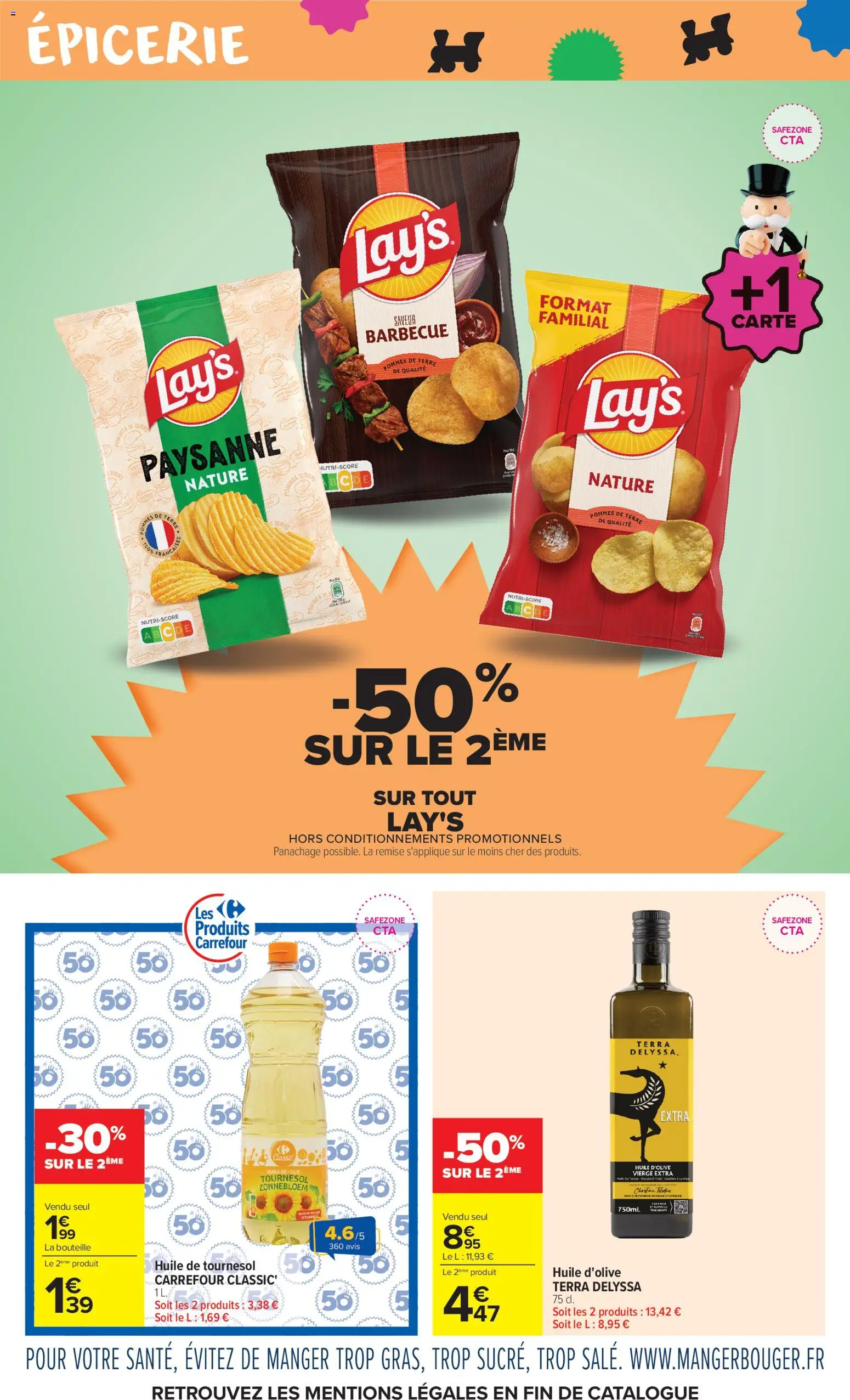 Prévisualisation de Carrefour Market catalogue du magasin Carrefour Market formulaire valide 08/09/2026 - Barbecue, Pommes de terre, Huile, Bouteille, Huile de tournesol, Pommes, Huile D'olive