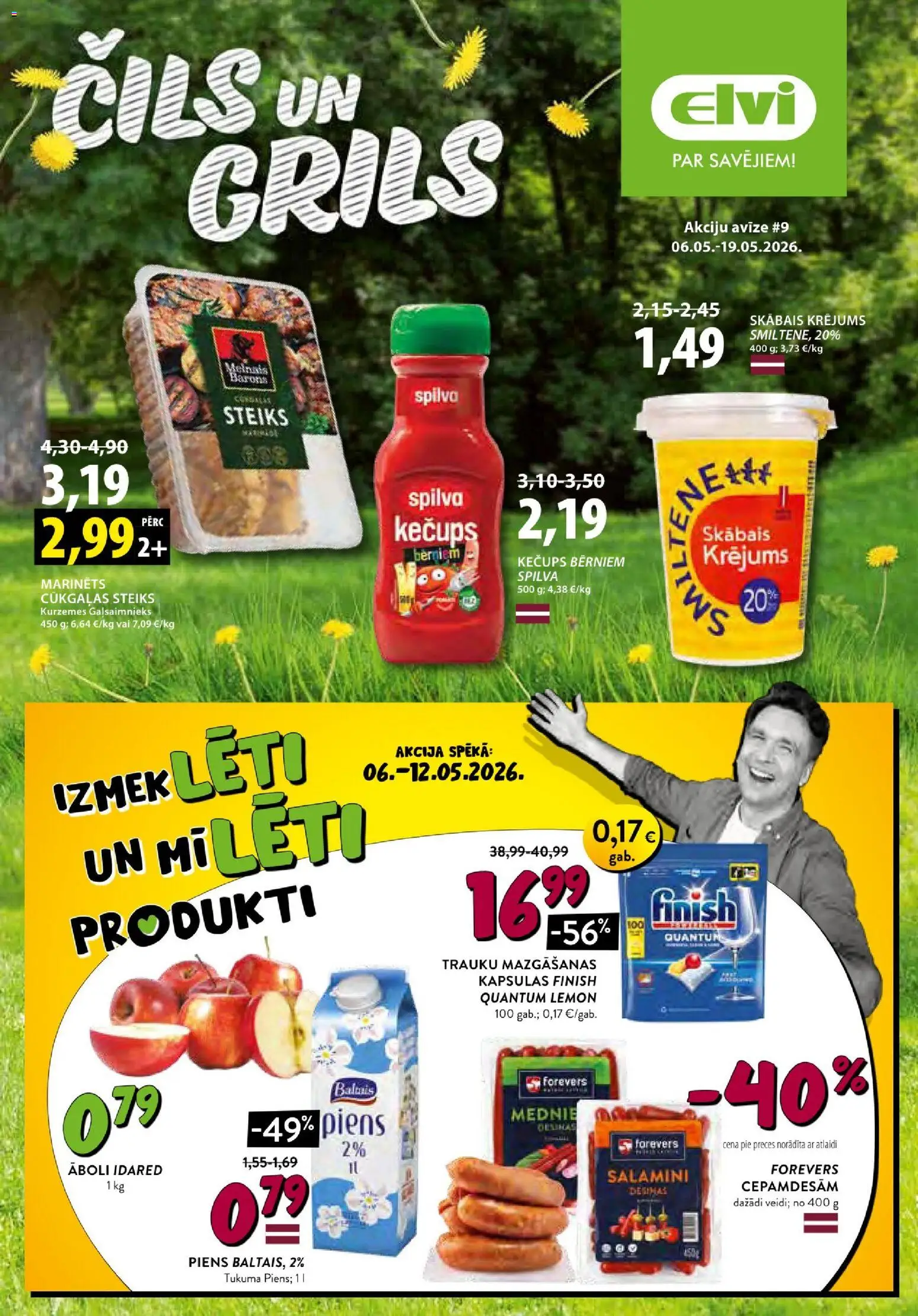 Skatīt Elvi akciju bukletu, derīgs no 06.05.2026.