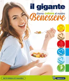 Anteprima dell'opuscolo Il Gigante volantino Diamo colore a nostro benessere dal negozio Il Gigante valido da 22/10/2026