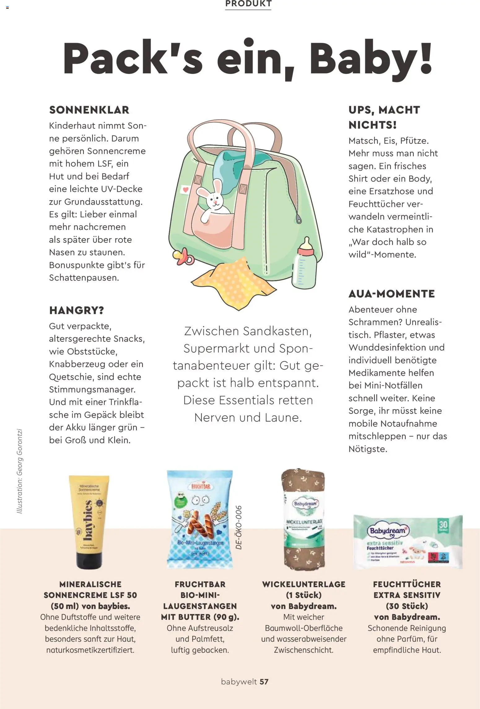 Vorschau von dem Prospekt des Geschäftes Rossmann, gültig ab dem 06.06.2026 - Butter, Sonnencreme, Hut, Shirt