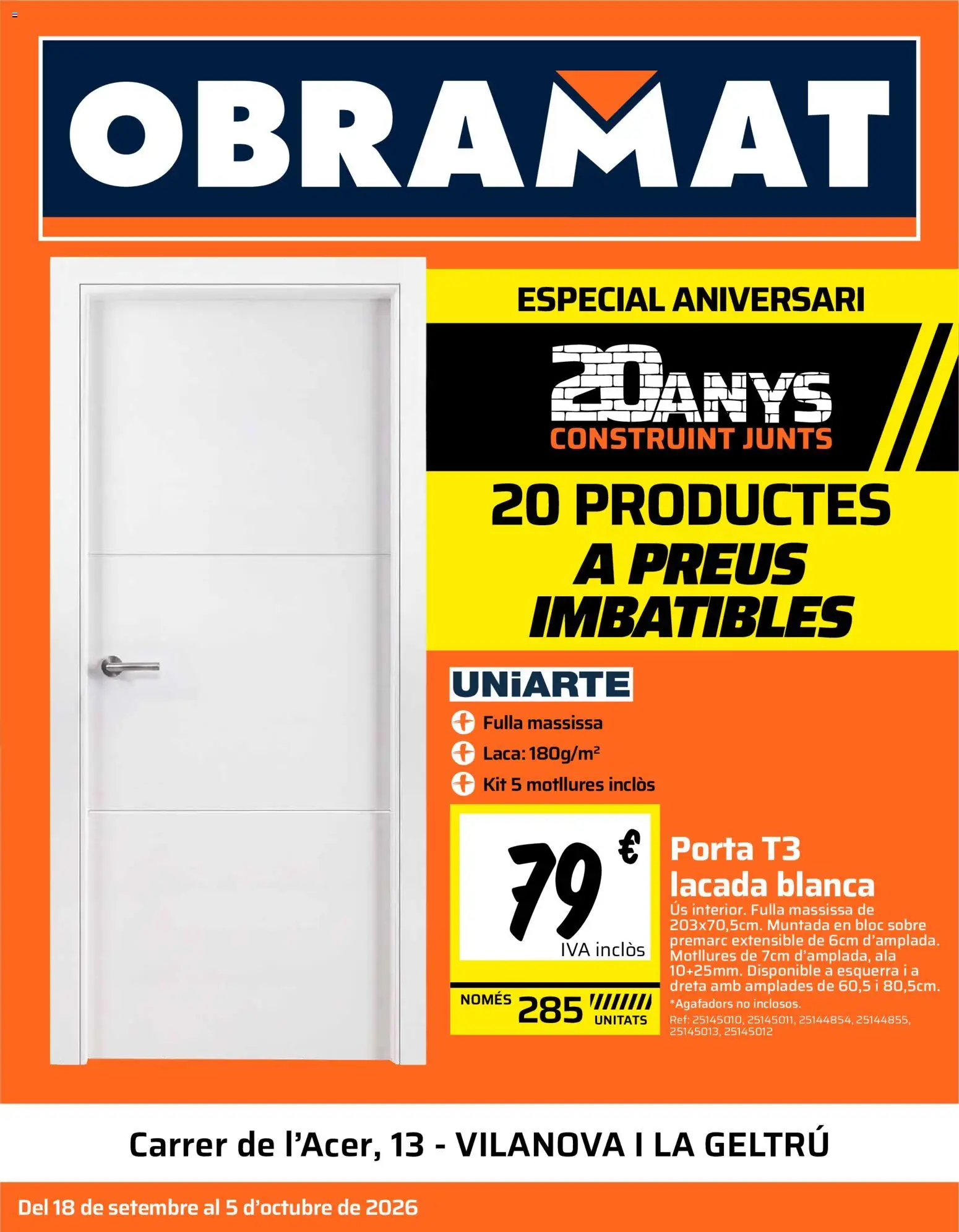 Vista previa del folleto de la tienda Obramat válido desde el 18/09/2026 