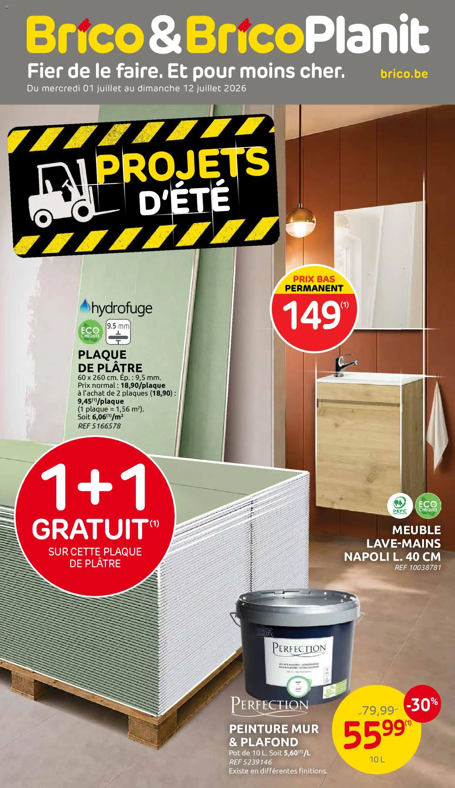 Voorbeeld van Brico Plan-it Publicité van winkel Brico Plan-it geldig vanaf 01/07/2026 - Pot