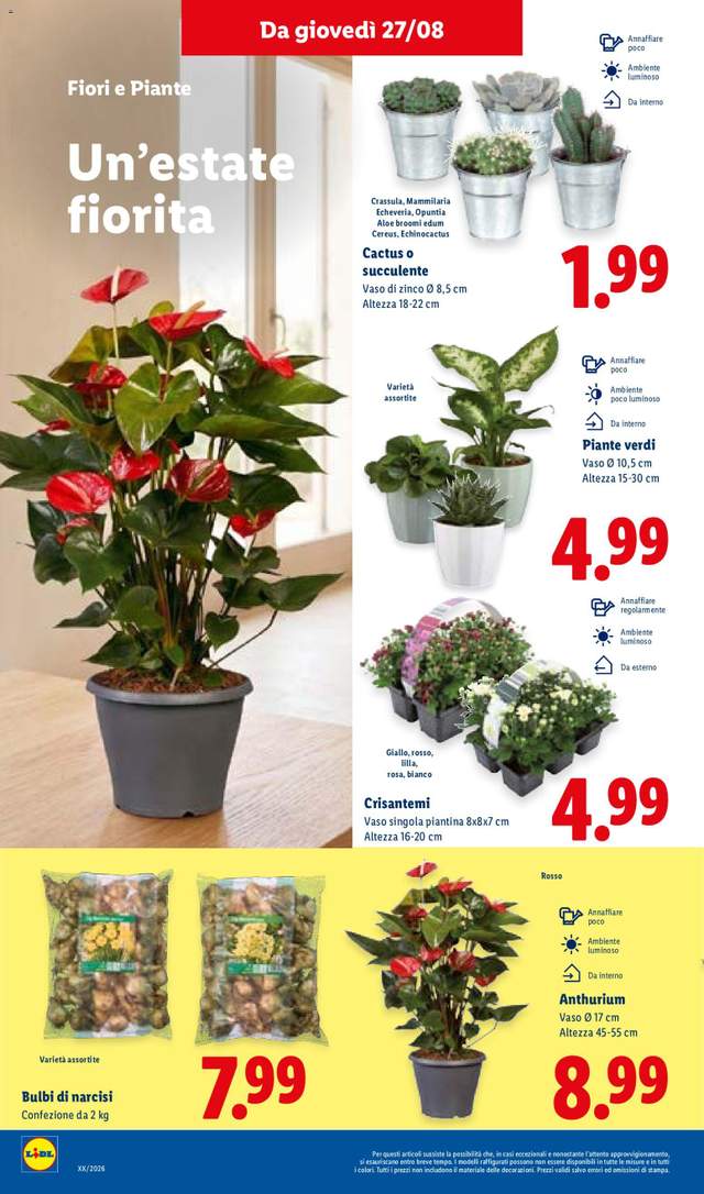 Nuovo volantino Lidl dal 27/08