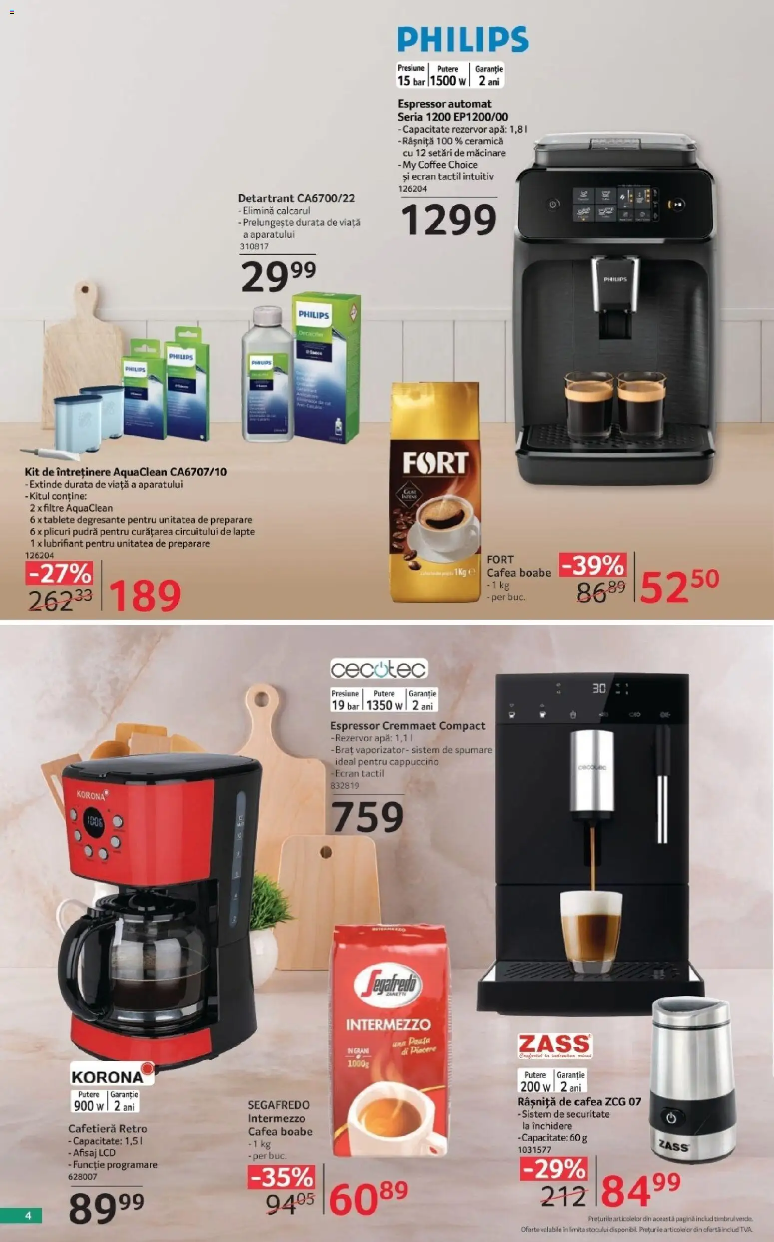 Previzualizarea de cataloage: Selgros Selgros Catalog Oferte de sezon valabil de la 02.10.2026 - Apă, Philips, Cafea, Cappuccino, Espressor, Lapte, Cafetieră, Pudră
