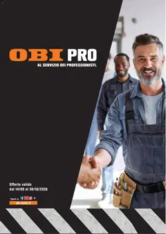 Anteprima dell'opuscolo OBI volantino Al Servizio Dei Professionisti dal negozio OBI valido da 13/09/2026