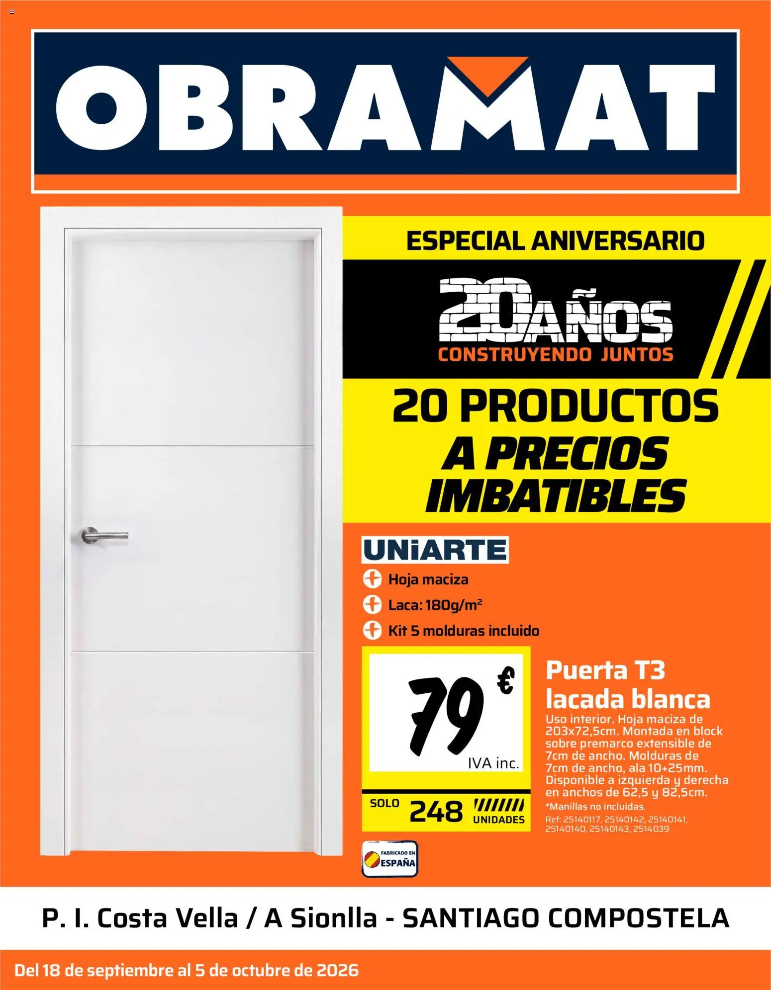 Vista previa del folleto de la tienda Obramat válido desde el 18/09/2026 