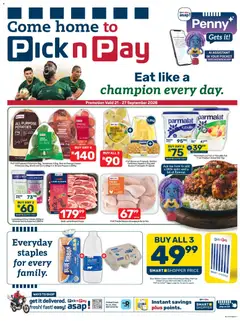 Preview of Pick n Pay flyer valid from 21/09/2026