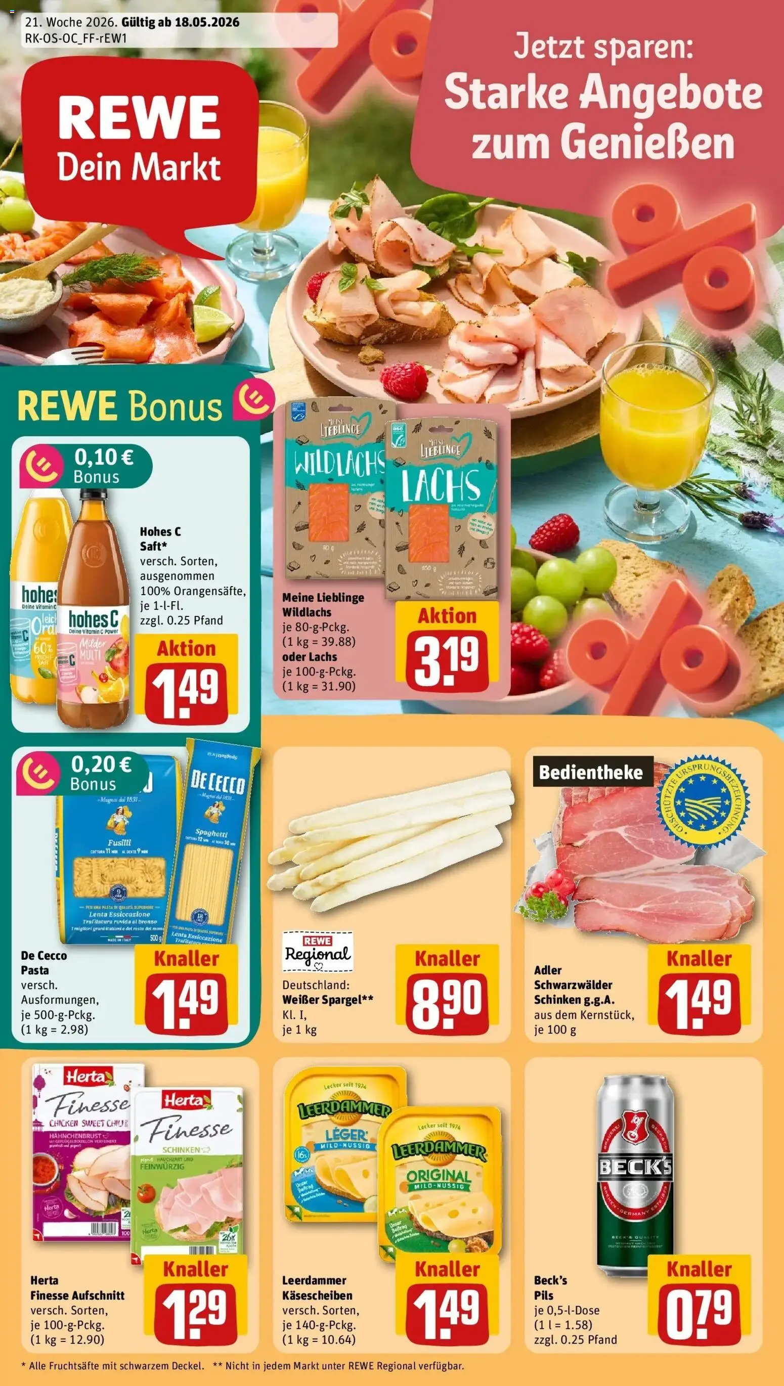 Vorschau von dem Prospekt des Geschäftes Rewe, gültig ab dem 17.05.2026