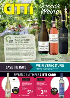 Eksempel på tilbudsavis CITTI - Vin fra butik CITTI gyldig fra 22/07/2026
