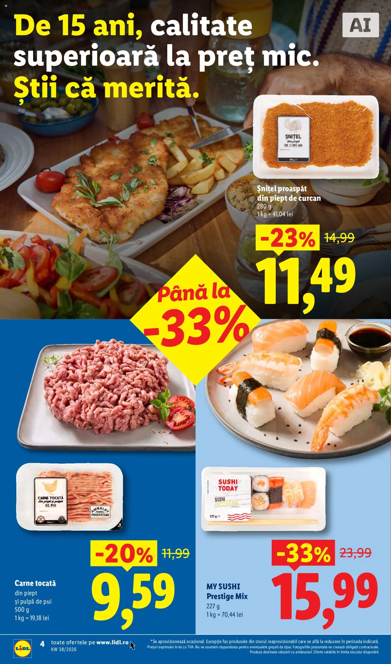 Previzualizarea de cataloage: Lidl Lidl Catalog valabil de la 14.09.2026