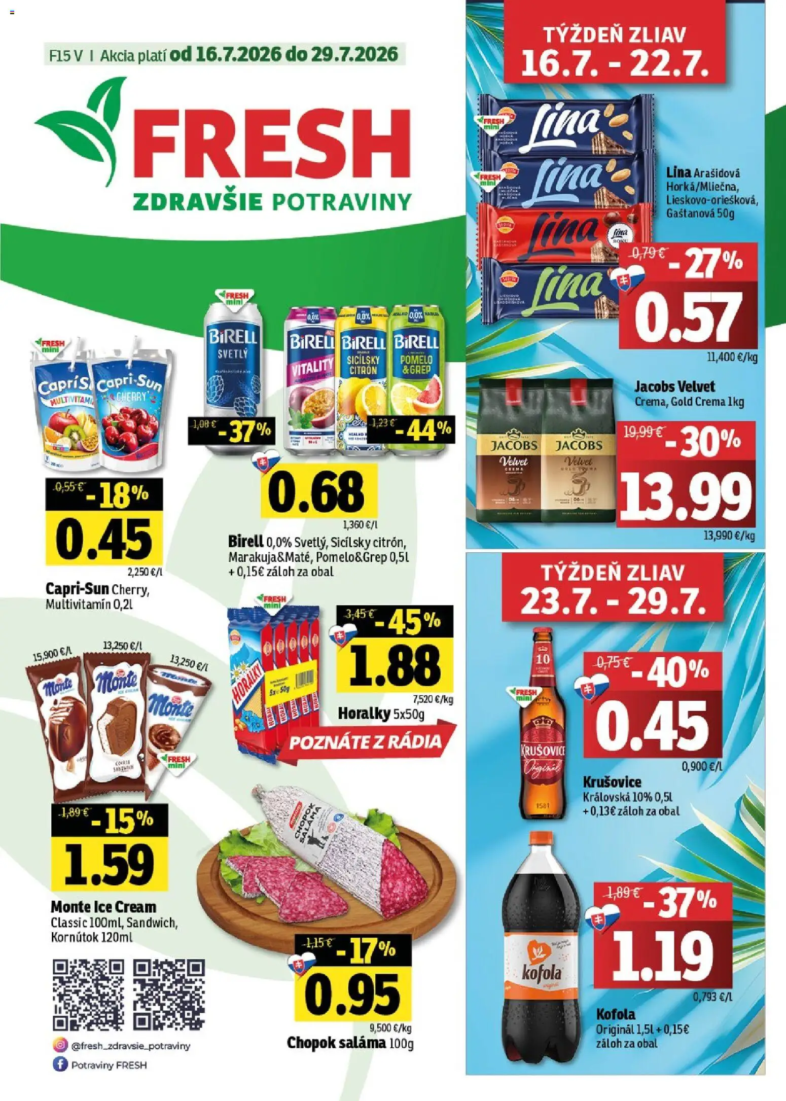 Náhľad Fresh letáku platného od 16.07.2026