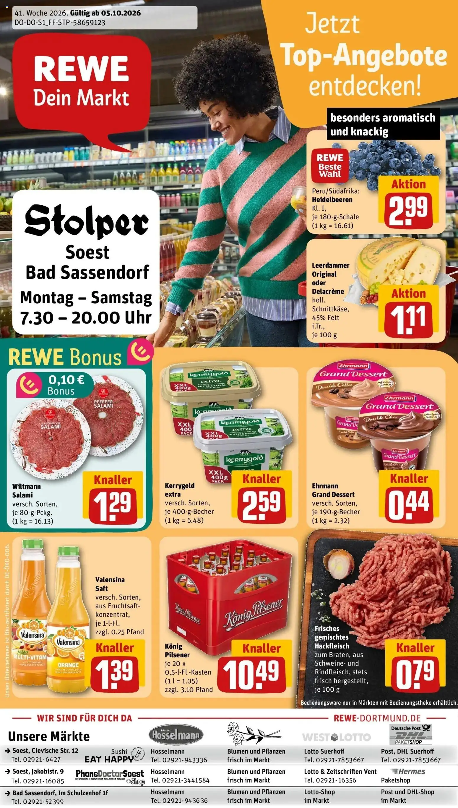 Vorschau von dem Prospekt des Geschäftes Rewe, gültig ab dem 05.10.2026