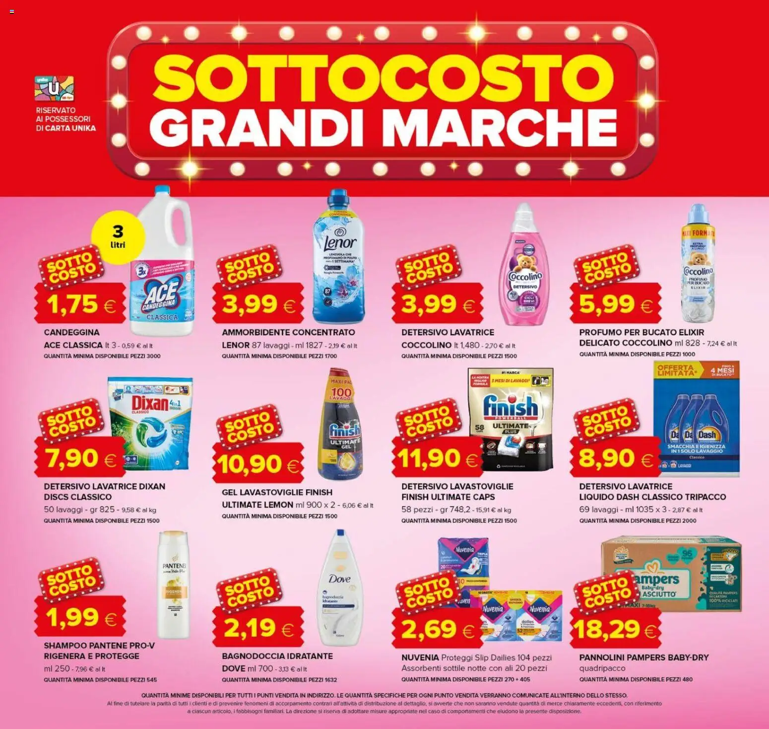 Anteprima dell'opuscolo Oasi volantino Perugia dal negozio Oasi valido da 04/09/2026 - Lavatrice, Profumo, Pampers, Candeggina, Ammorbidente, Assorbenti, Slip, Proteggi slip