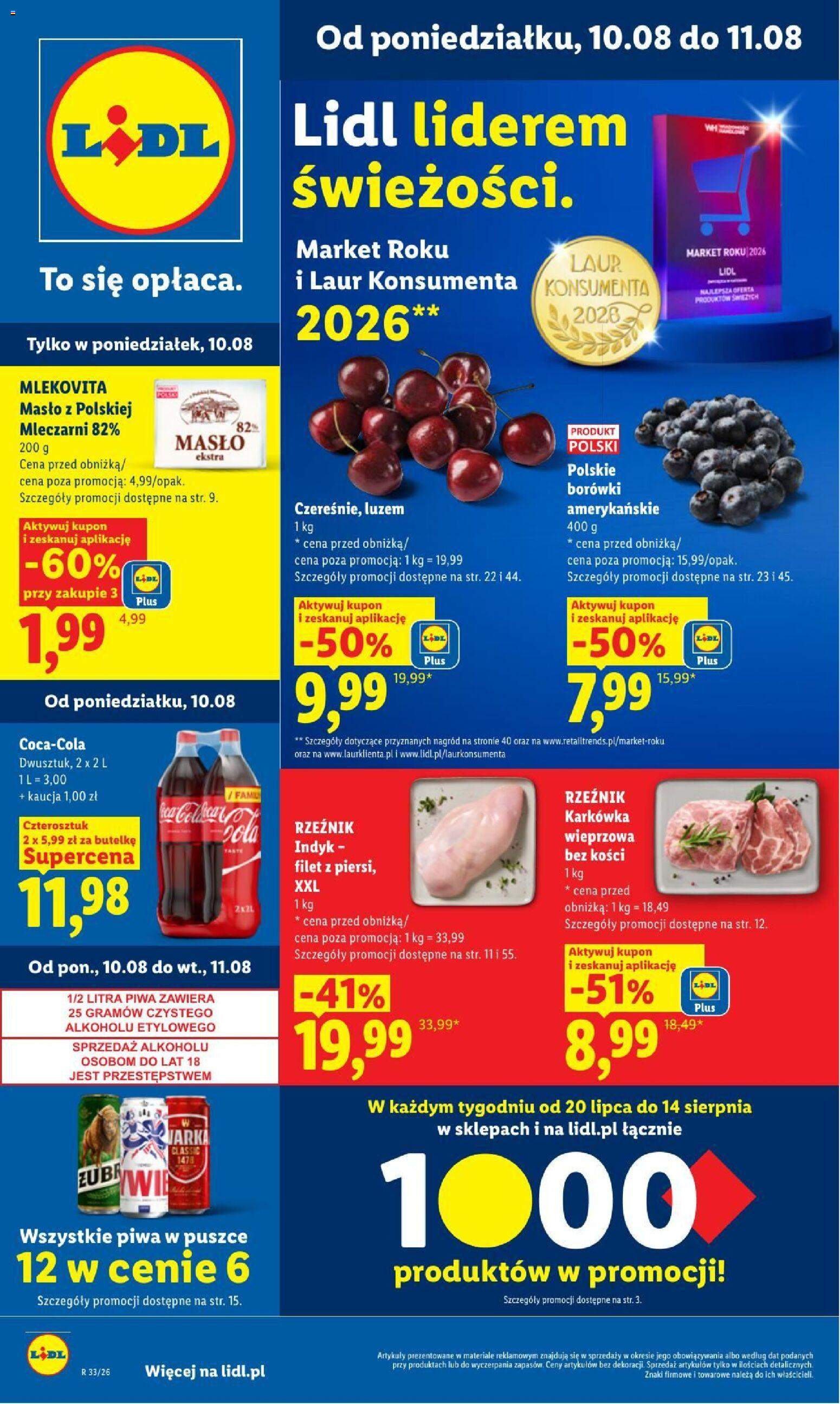 Nowa gazetka Lidl 10.08.
