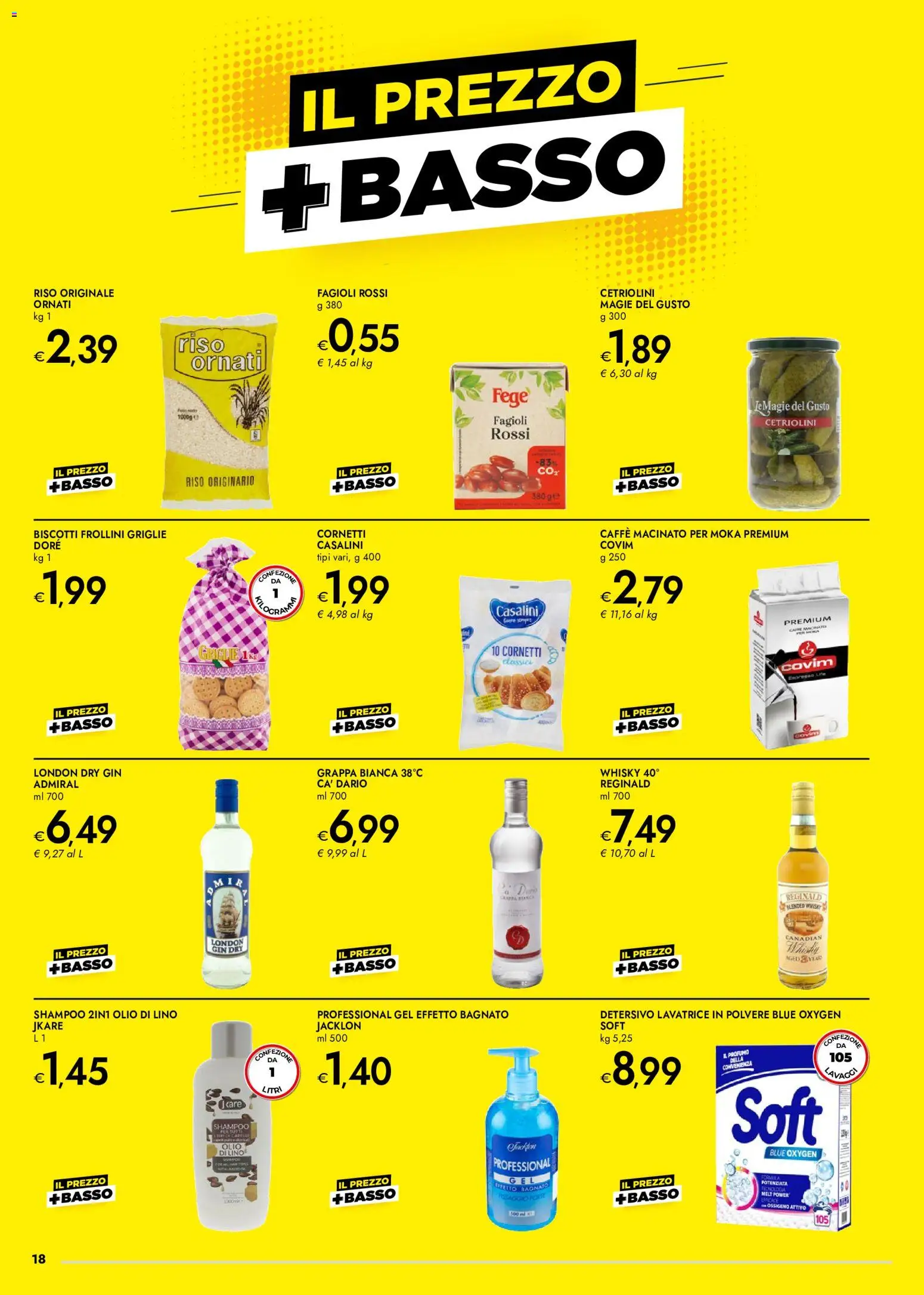 Anteprima dell'opuscolo bennet volantino dal negozio bennet valido da 22/10/2026 - Gin, Olio, Profumo, Grappa, Basso, Frollini, Cetriolini, Caffè macinato