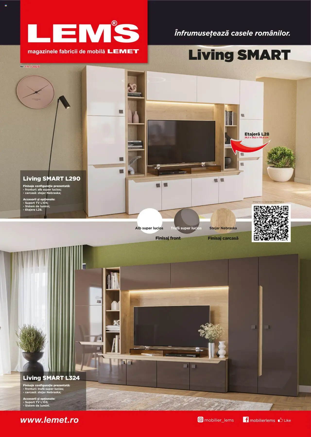 Previzualizarea de cataloage: Lem’s Catalog - Living-uri Smart și Smart Plus valabil de la 20.11.2023