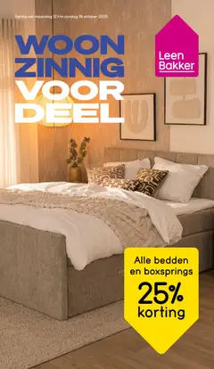Voorbeeld van Leen Bakker Folder van winkel Leen Bakker geldig vanaf 12/10/2026