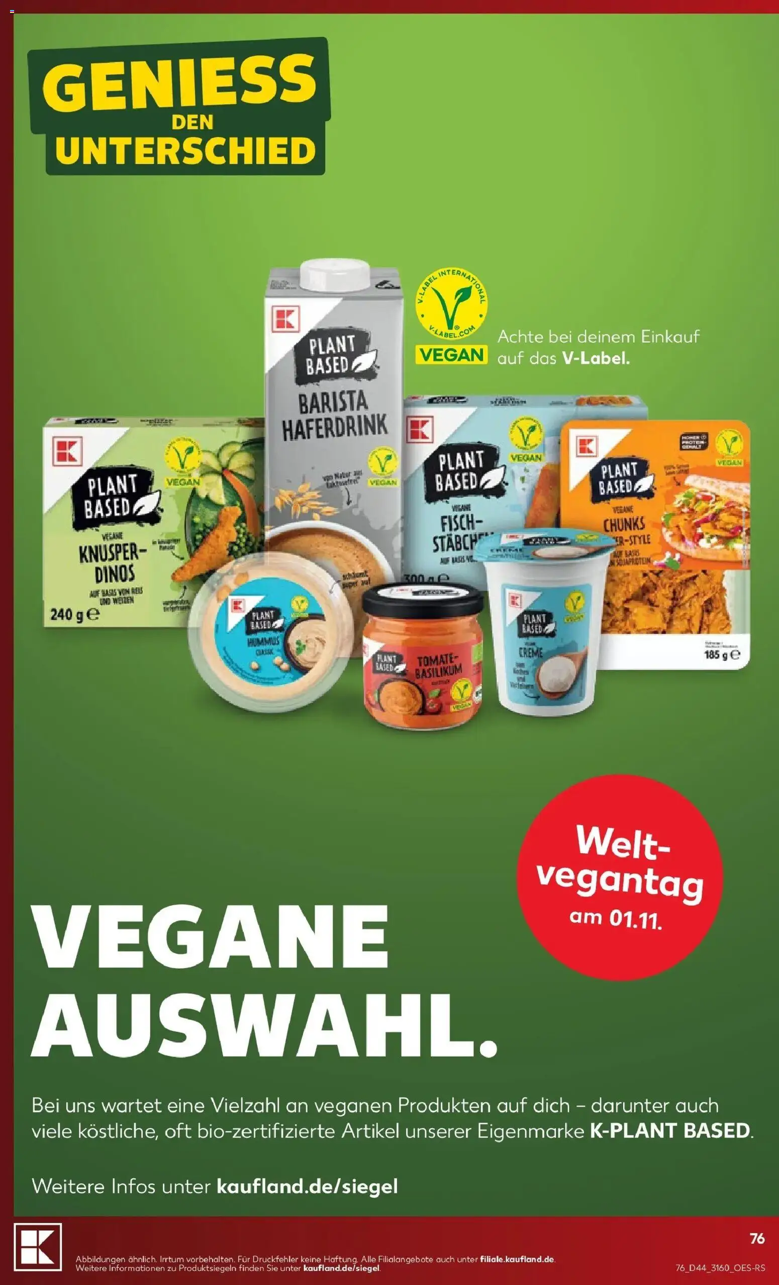 Vorschau von dem Prospekt des Geschäftes Kaufland, gültig ab dem 26.10.2026