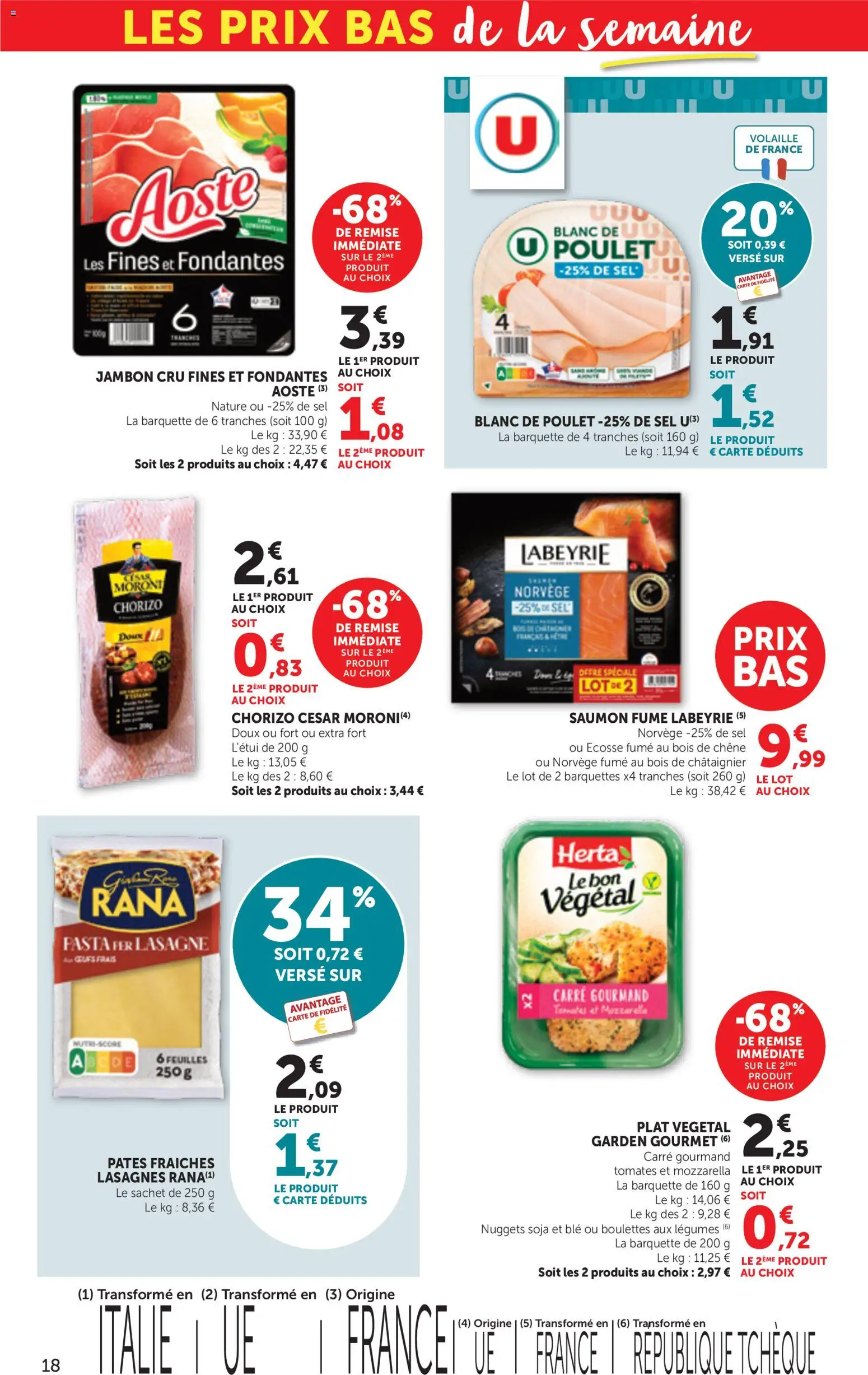 Prévisualisation de bi1 Catalogue la beaute à prix bas du magasin bi1 formulaire valide 01/09/2026 - Poulet, Pâtes, Saumon, Nuggets, Sel, Blanc de poulet, Volaille, Jambon Cru