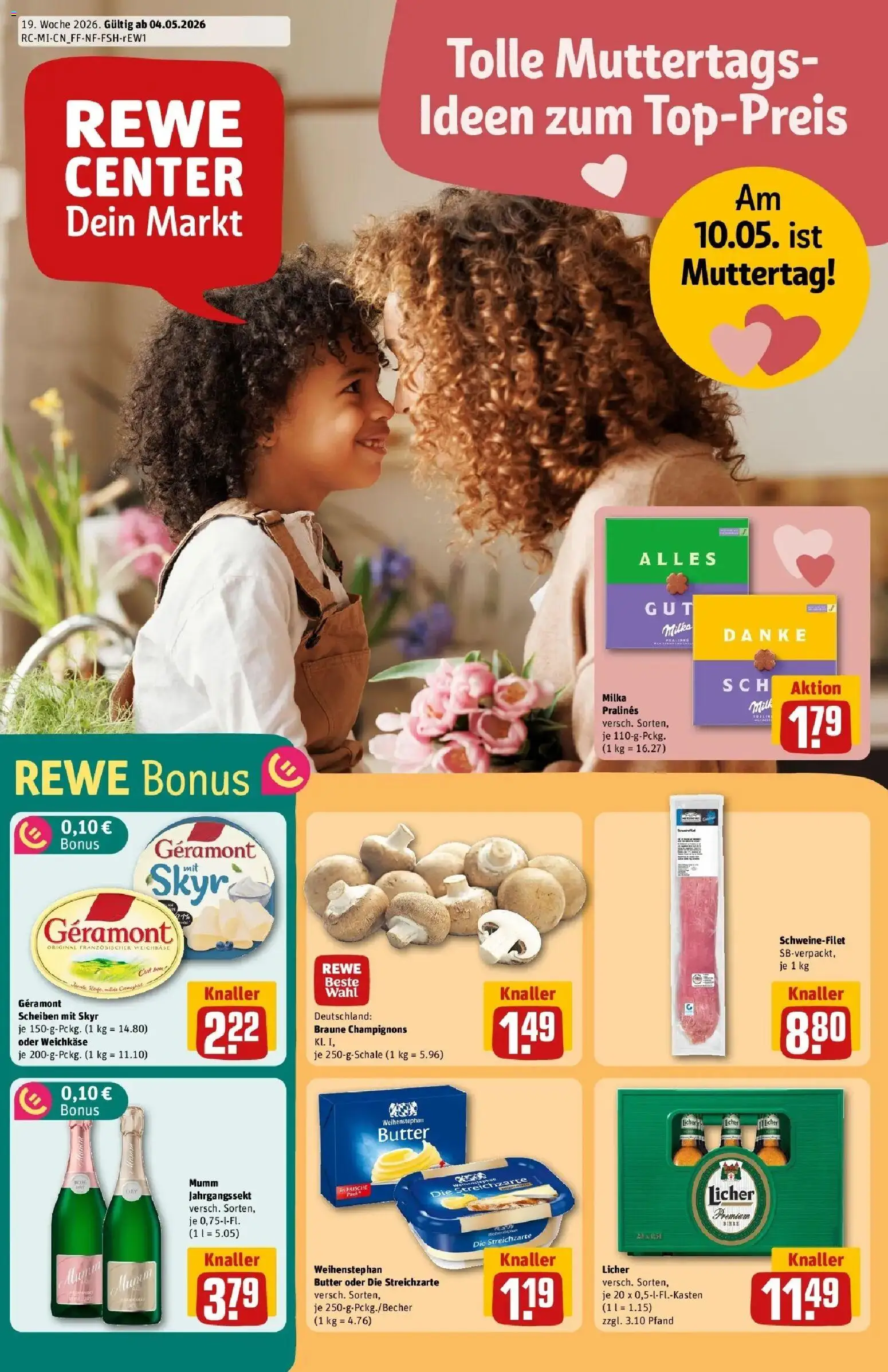 Vorschau von dem Prospekt des Geschäftes Rewe, gültig ab dem 04.05.2026