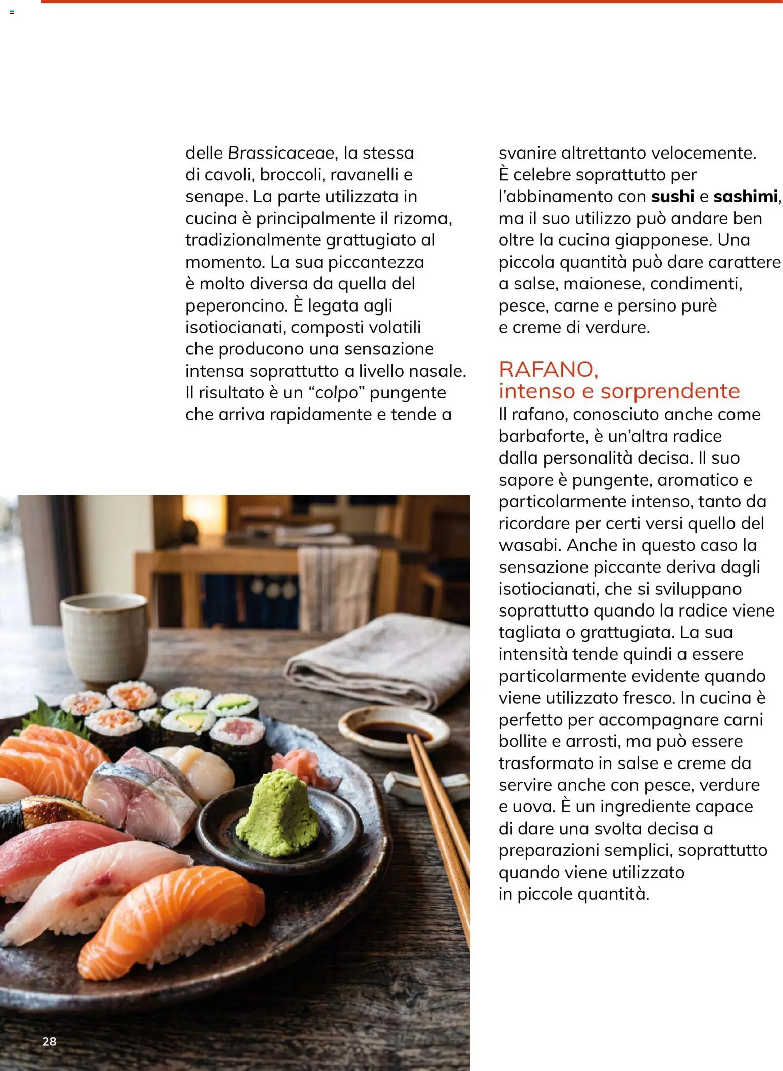 Anteprima dell'opuscolo Basko volantino Magazine ottobre dal negozio Basko valido da 12/10/2026 - Sushi, Carne, Verdure, Ravanelli, Salse