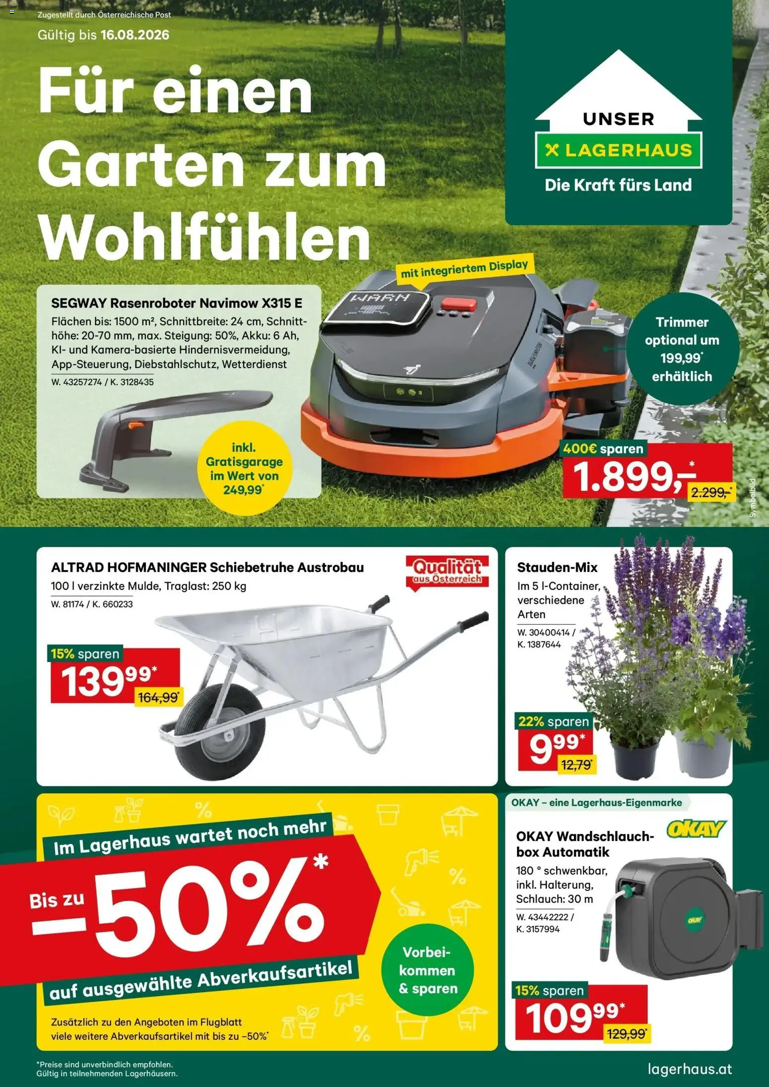 Vorschau der Angebote: Lagerhaus Wochen Angebote gültig ab 03.08.2026