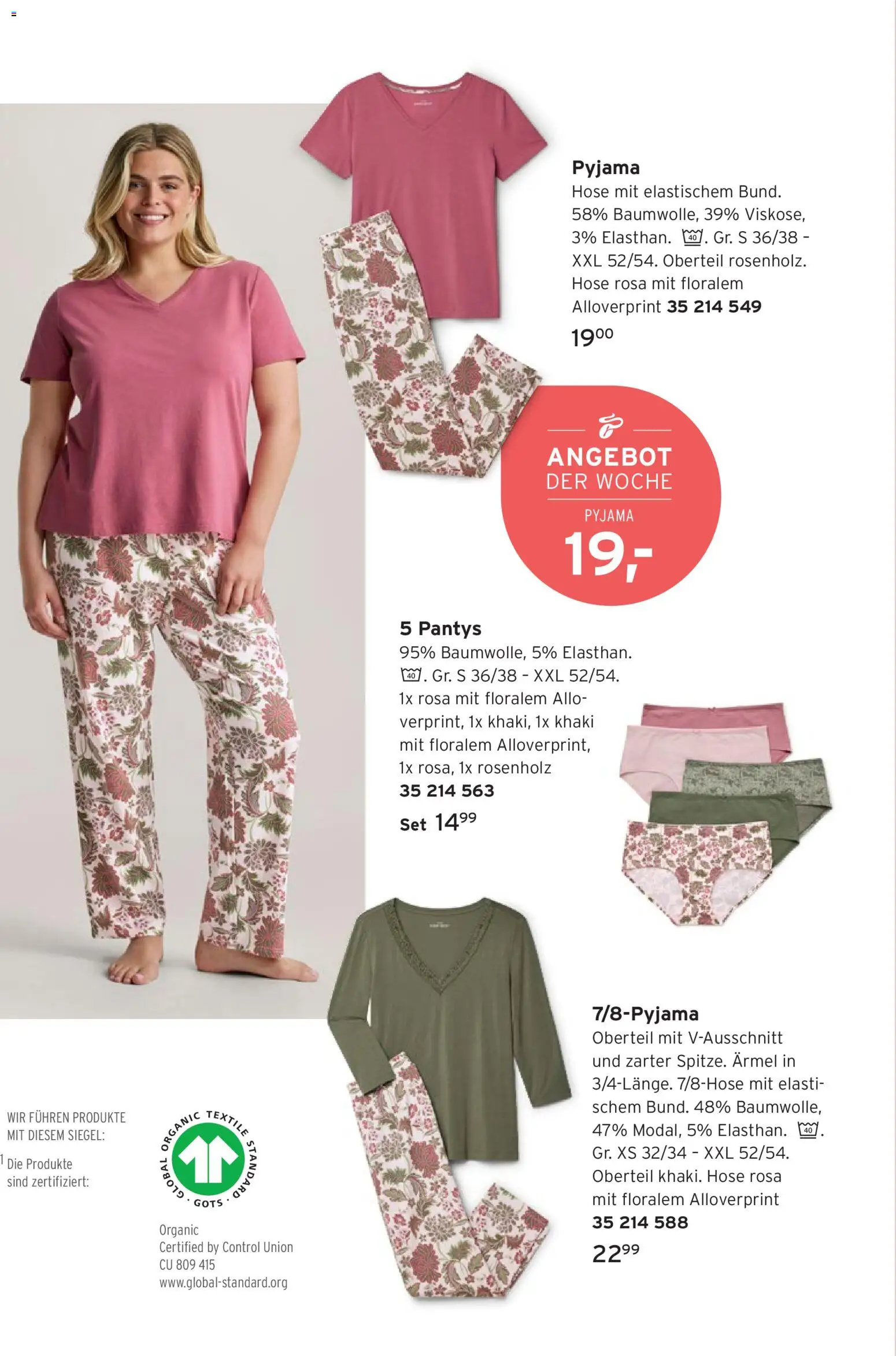 Vorschau von dem Prospekt des Geschäftes Tchibo, gültig ab dem 26.08.2026 - Pyjama, Hose