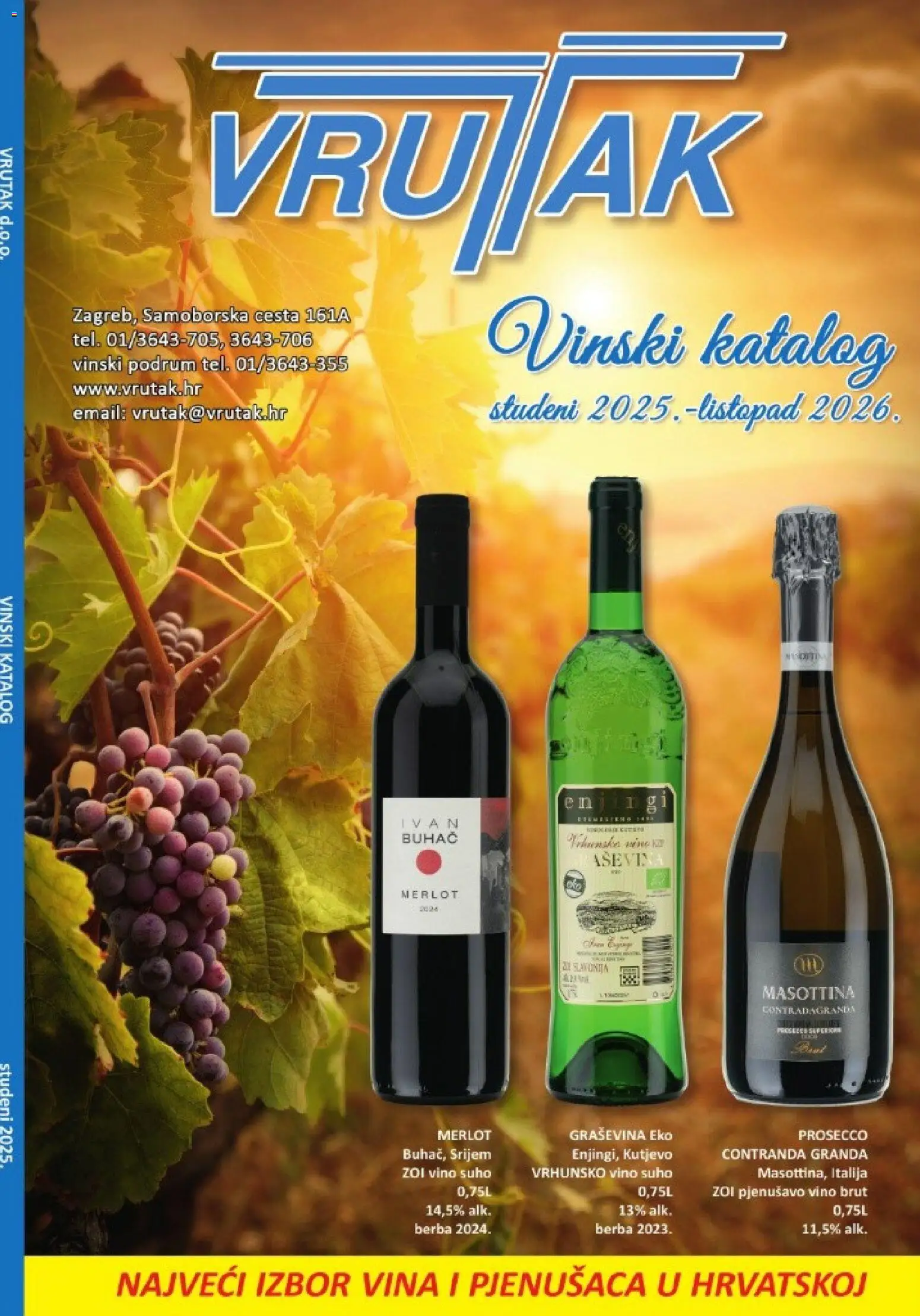 Pregled letka Katalog trgovine Vrutak vrijedi od 01.11.2025 - Prosecco, Vino, Pjenušavo vino