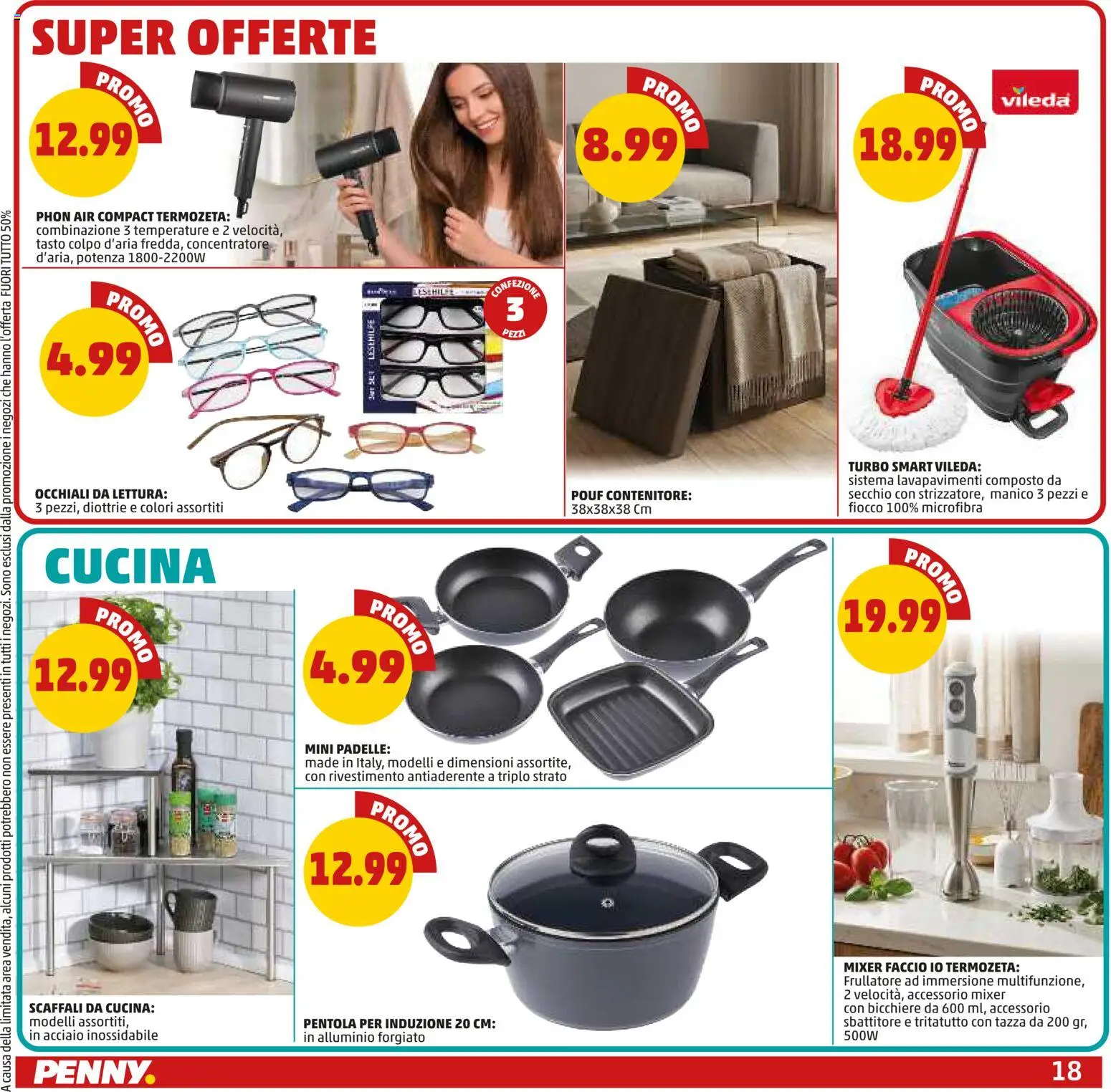 Anteprima dell'opuscolo PENNY volantino dal negozio PENNY valido da 10/09/2026 - Frullatore, Alluminio, Mixer, Frullatore ad immersione, Tritatutto, Bicchiere, Secchio, Sbattitore