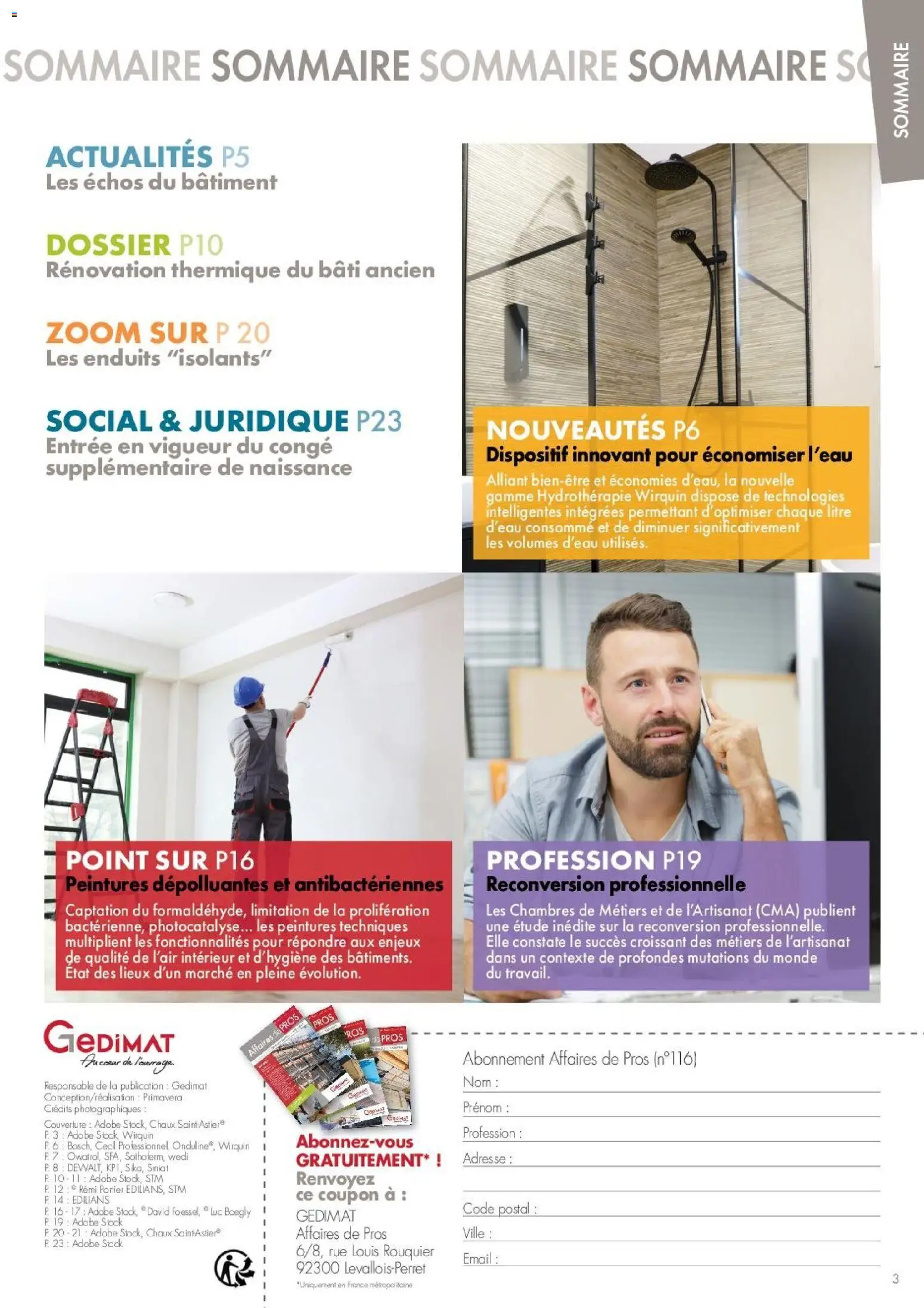 Prévisualisation de Gedimat catalogue du magasin Gedimat formulaire valide 26/10/2026