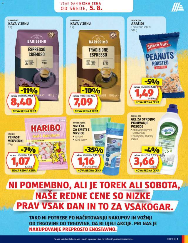 Novi Hofer katalog od 05.08.