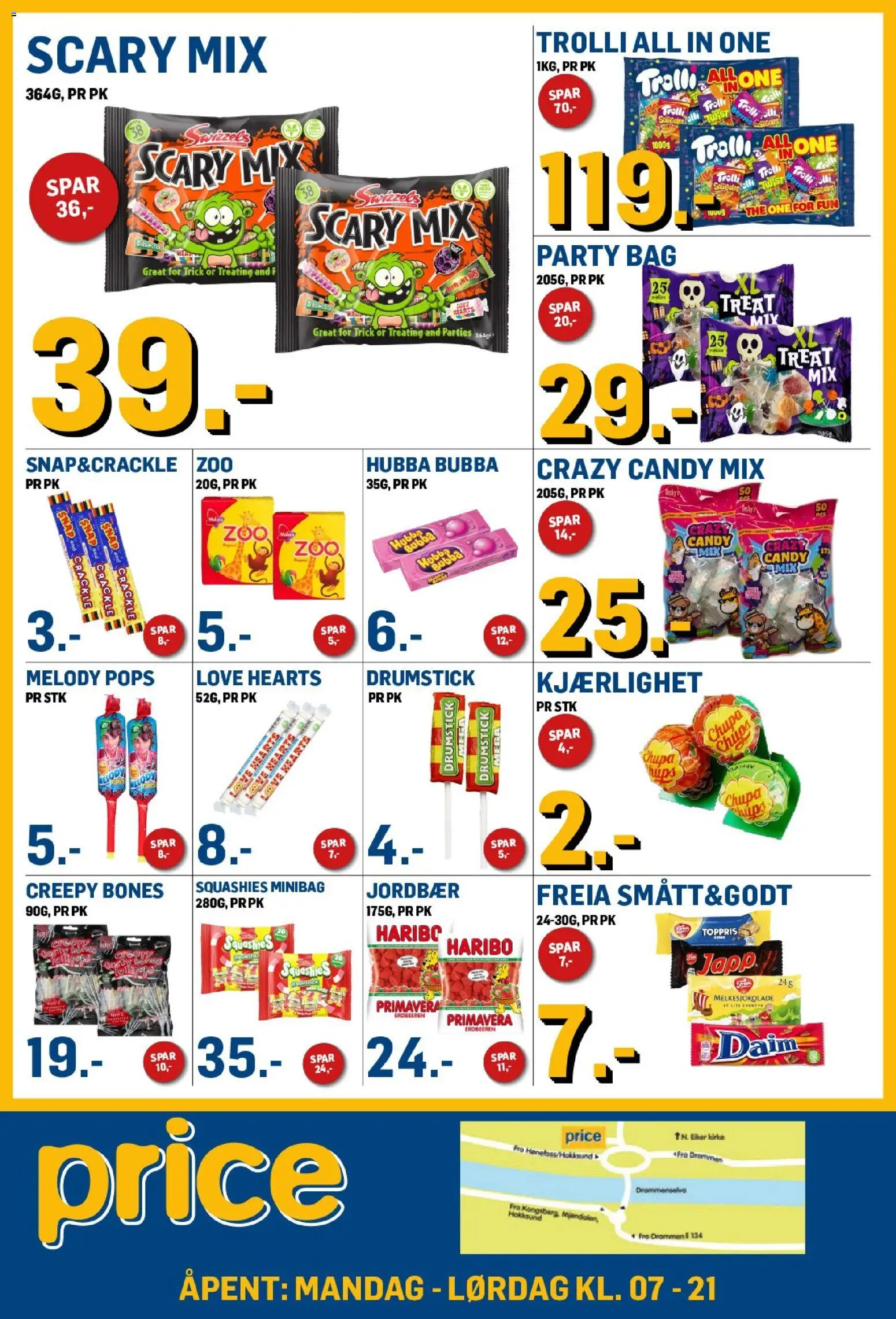 Forhåndsvis Price Lagerbutikk kundeavis krokstadelva fra butikk Price Lagerbutikk gyldig fra 23/10/2026
