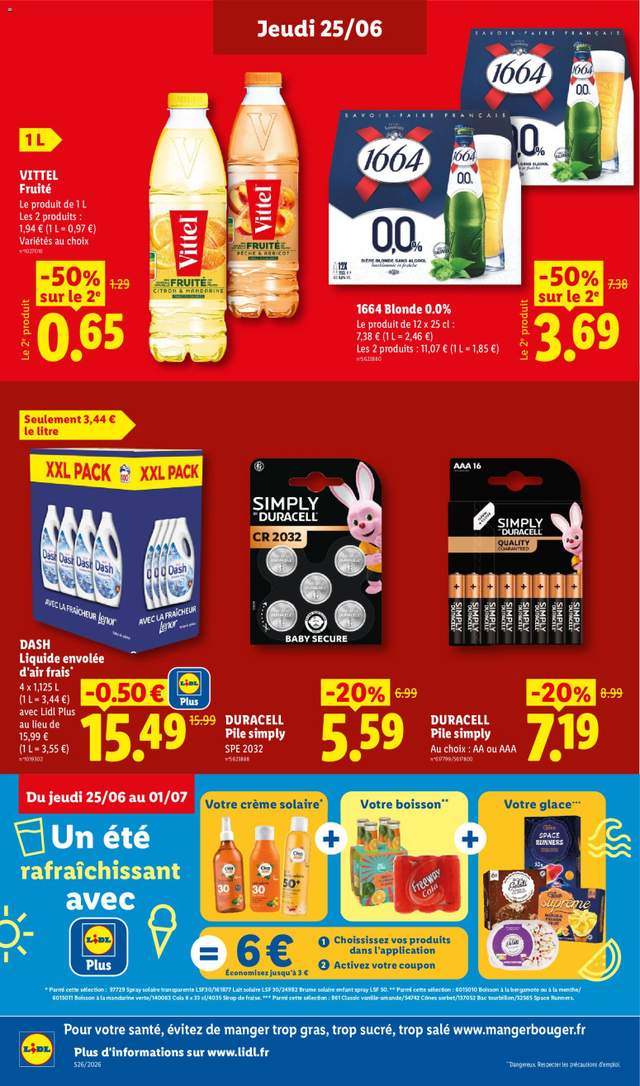 Nouveau catalogue Lidl à partir du 25/06