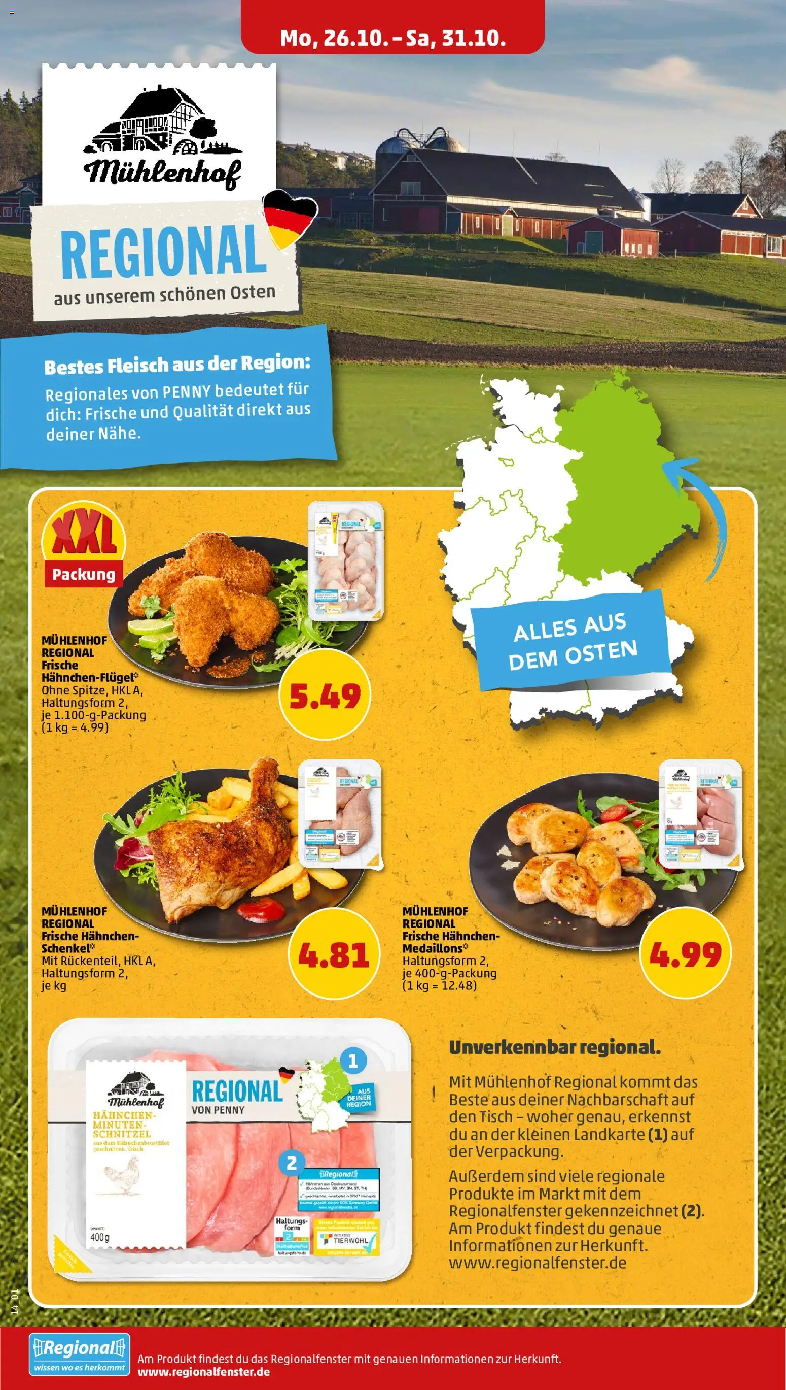 Vorschau von dem Prospekt des Geschäftes Penny, gültig ab dem 26.10.2026
