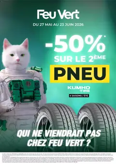 Prévisualisation de Feu Vert catalogue du magasin Feu Vert formulaire valide 27/05/2026